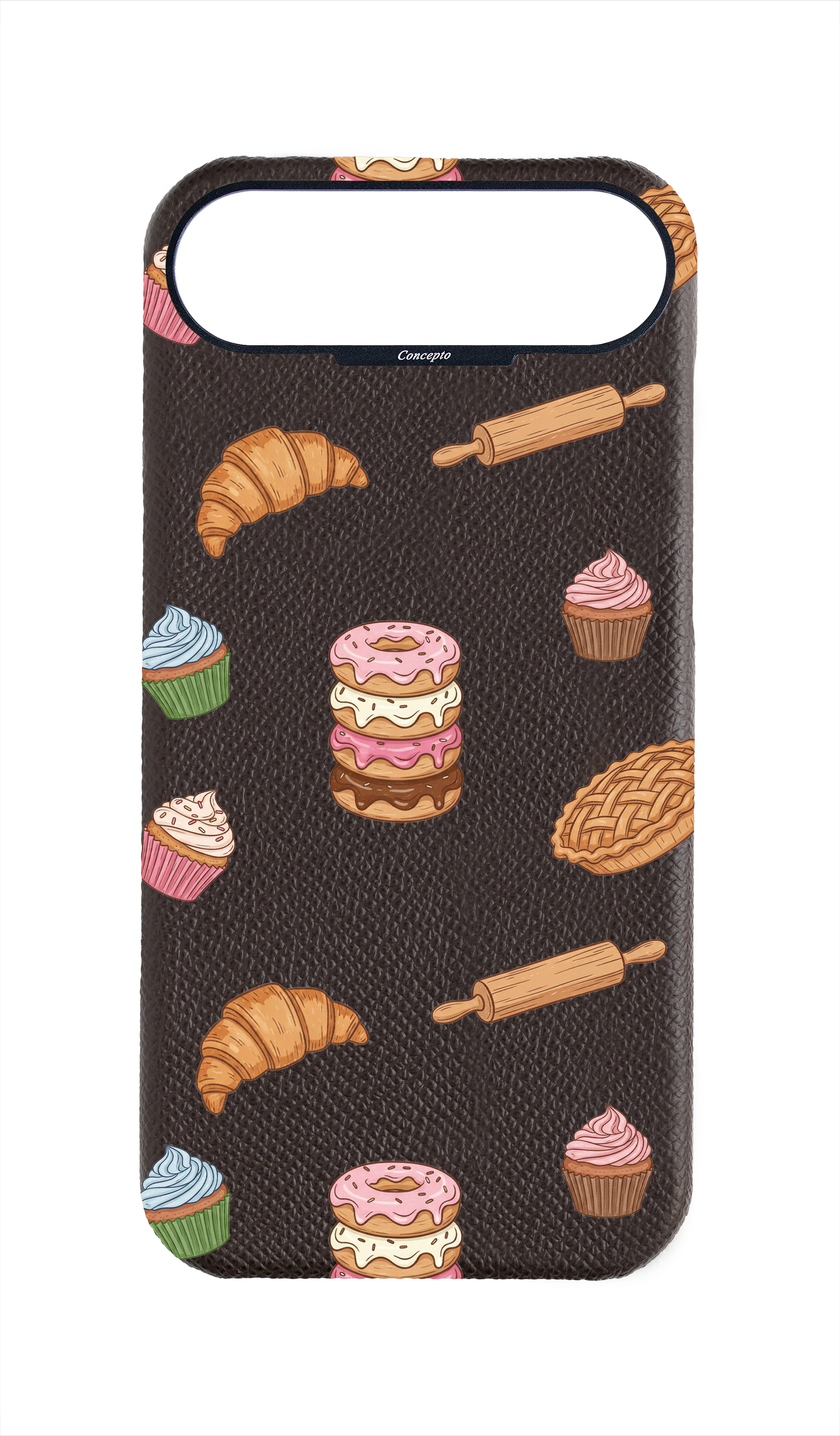 Brown Strapless Epsom Case - Baked Bliss