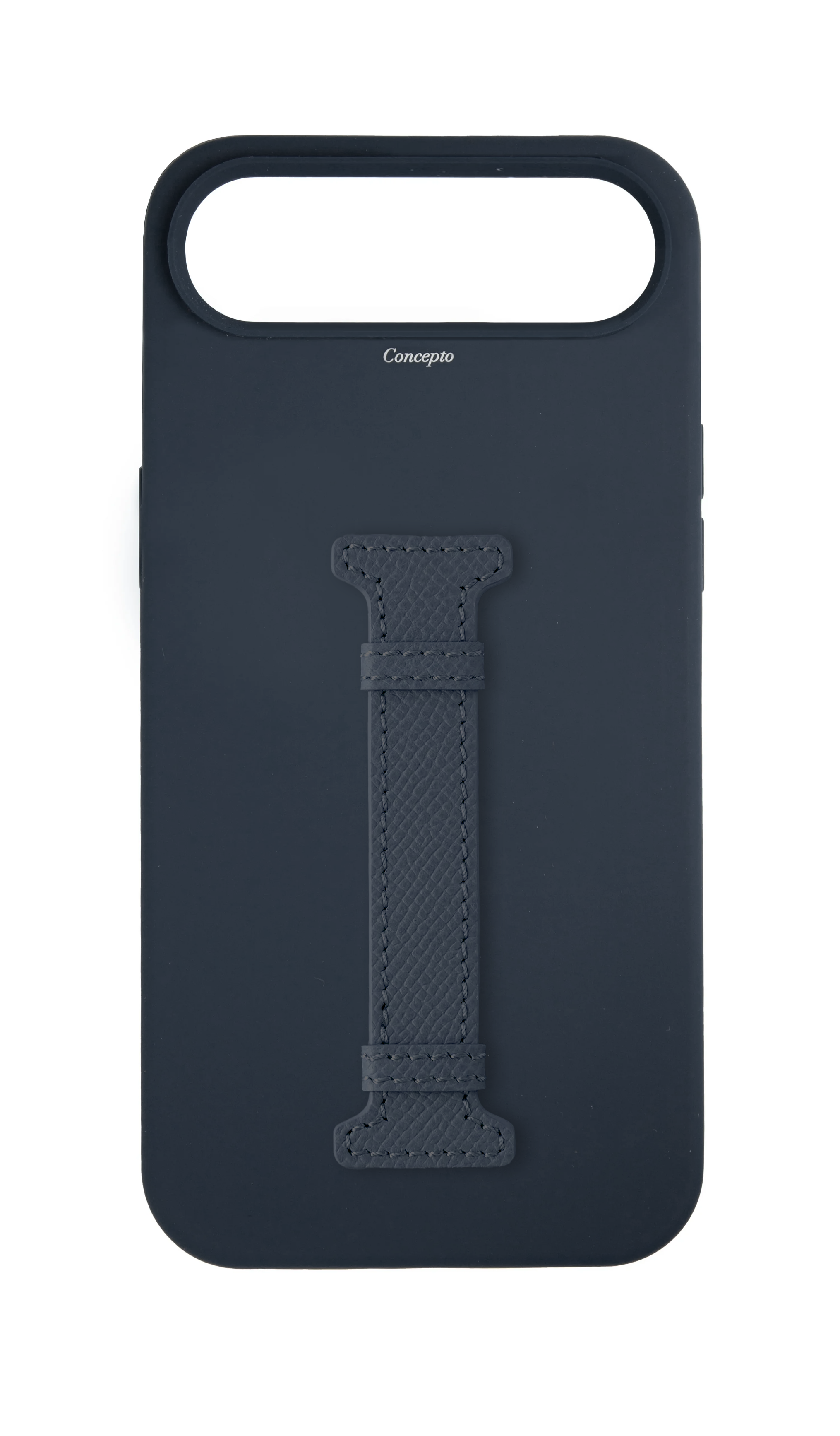 Dark Navy Silicon Middle Strap Case