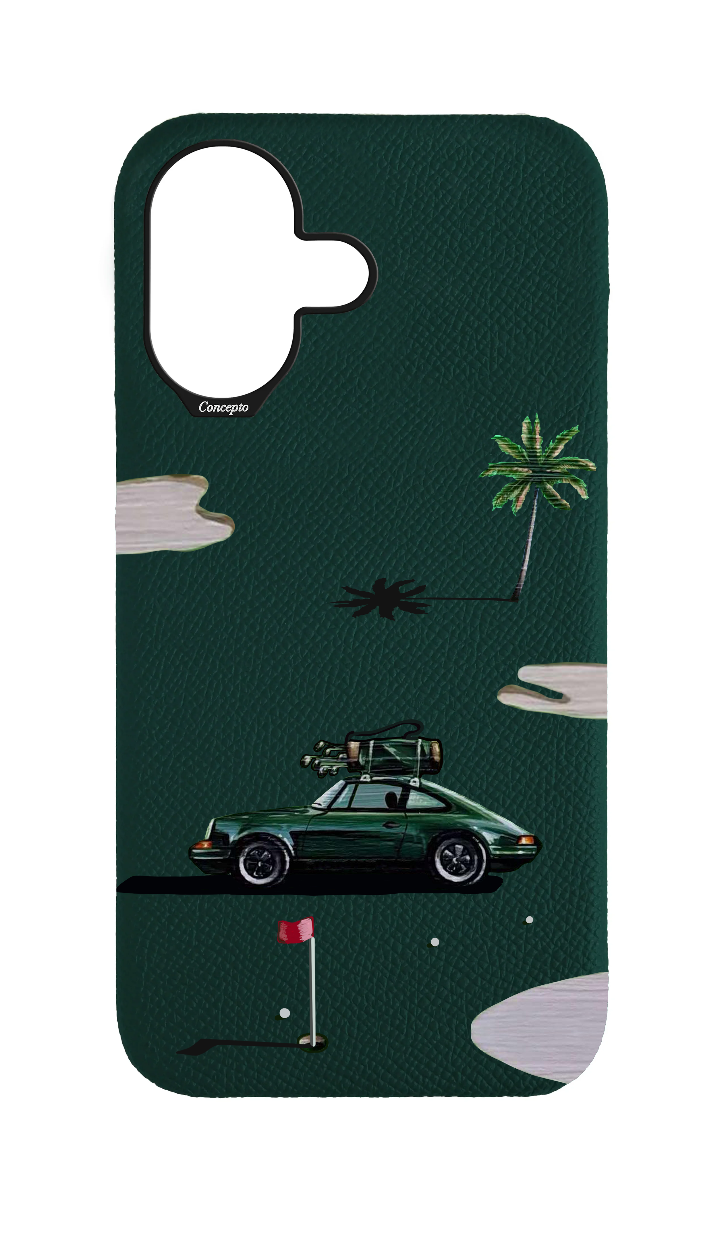 Green Strapless Case - Retro Golf