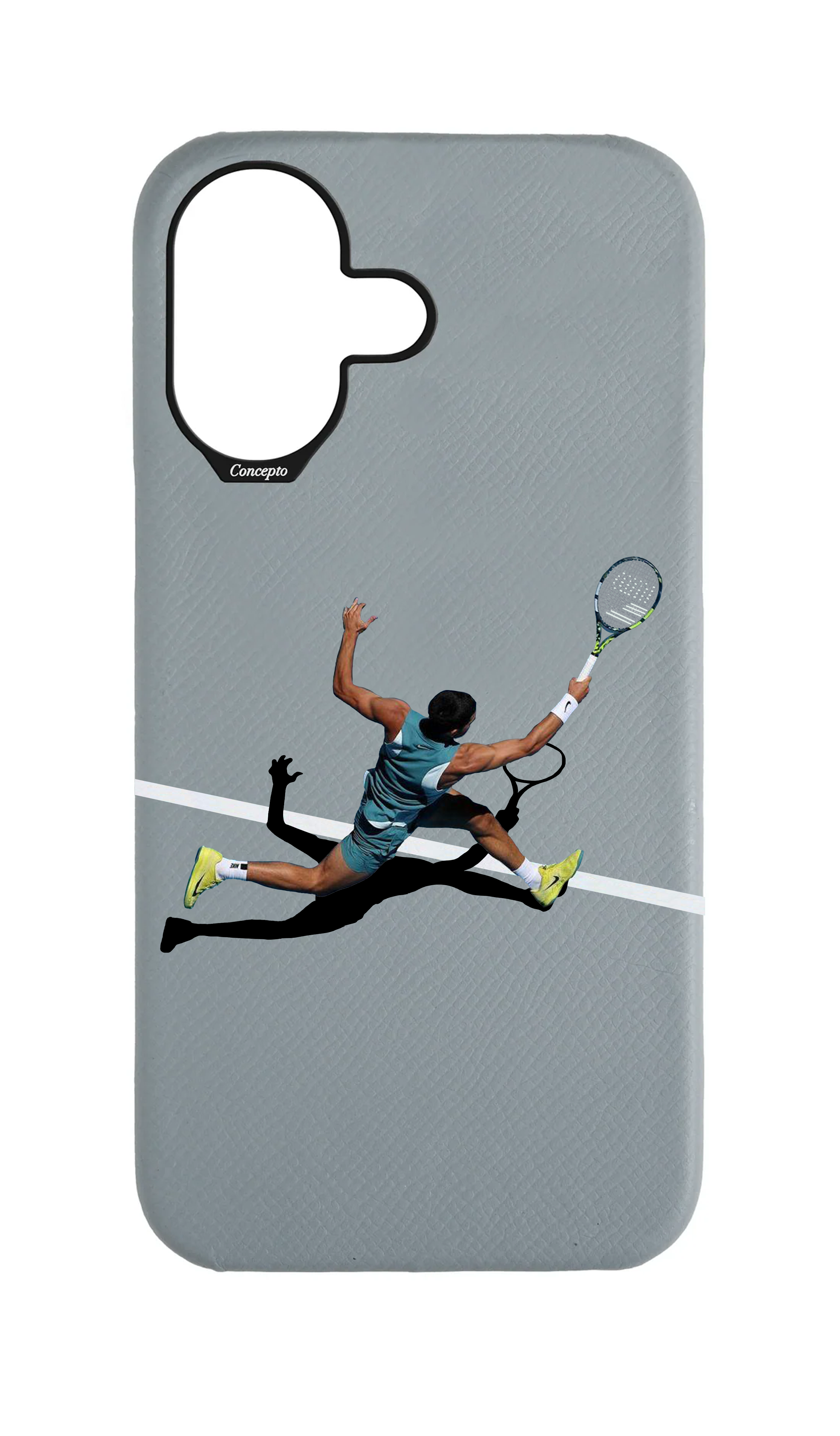 Light Blue Grey Strapless Case - Match Point