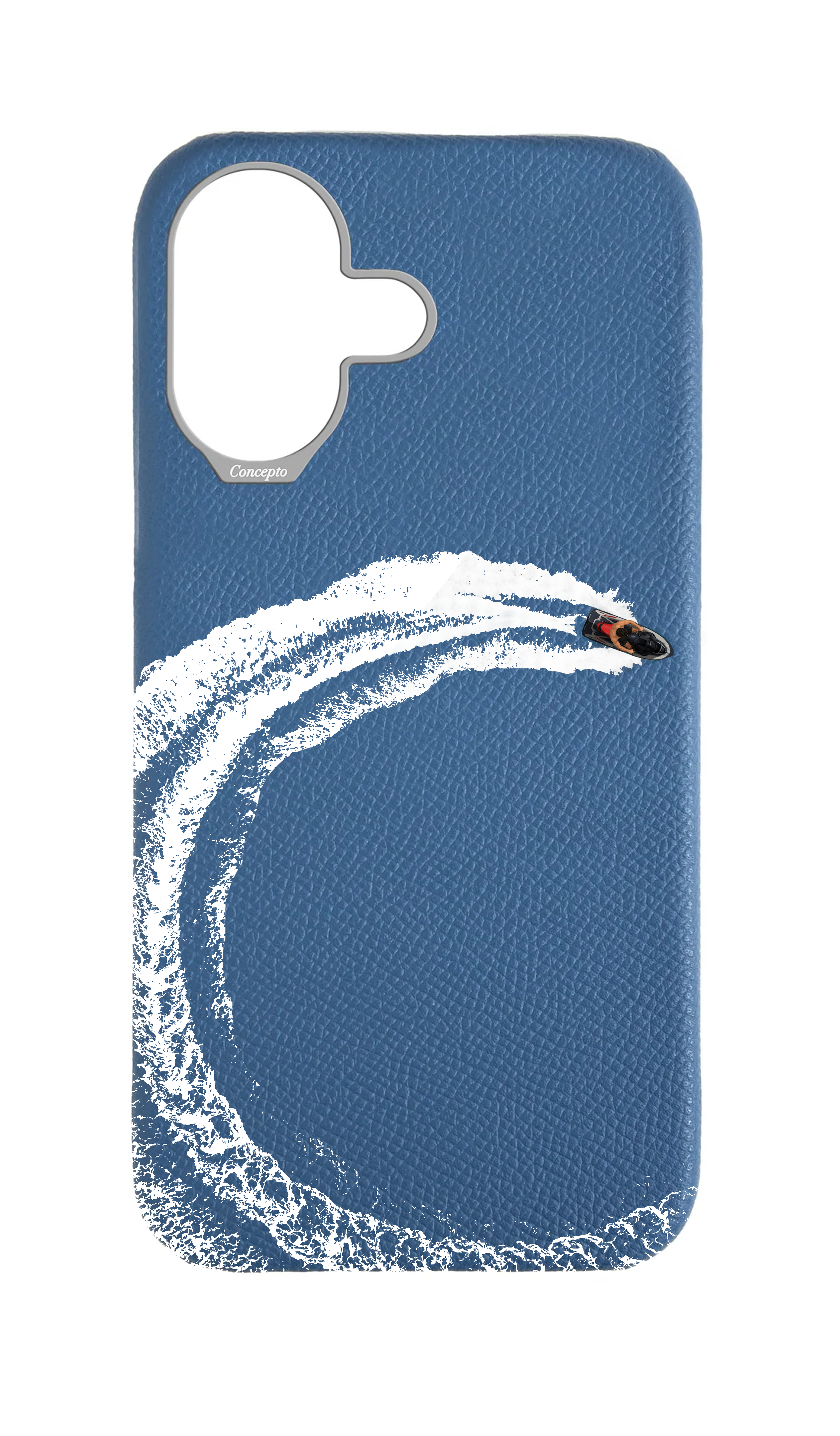 Blue Strapless Epsom Case - Jet Ski