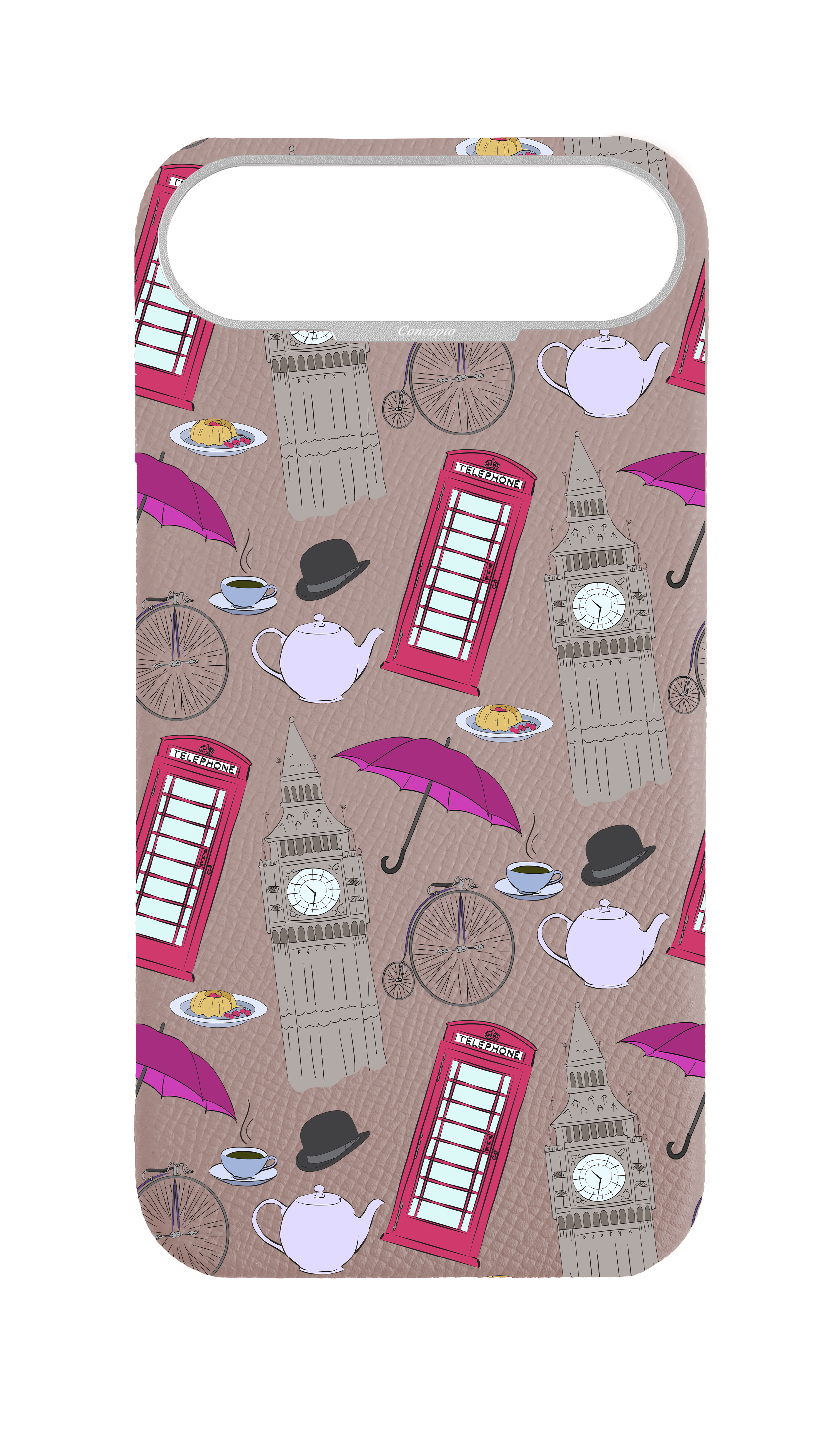 Blush Pink Strapless Case - London Icons