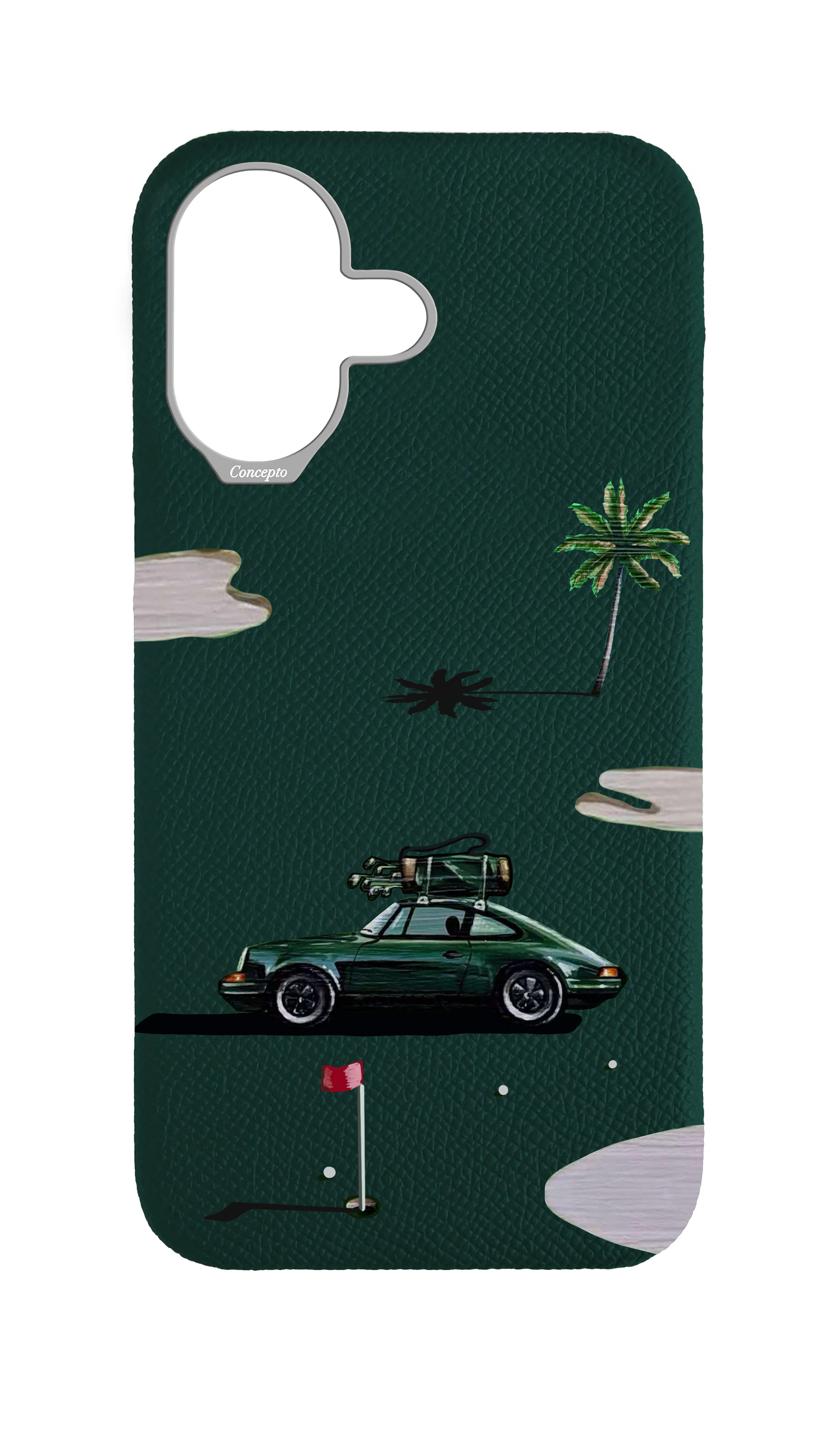 Green Strapless Case - Retro Golf