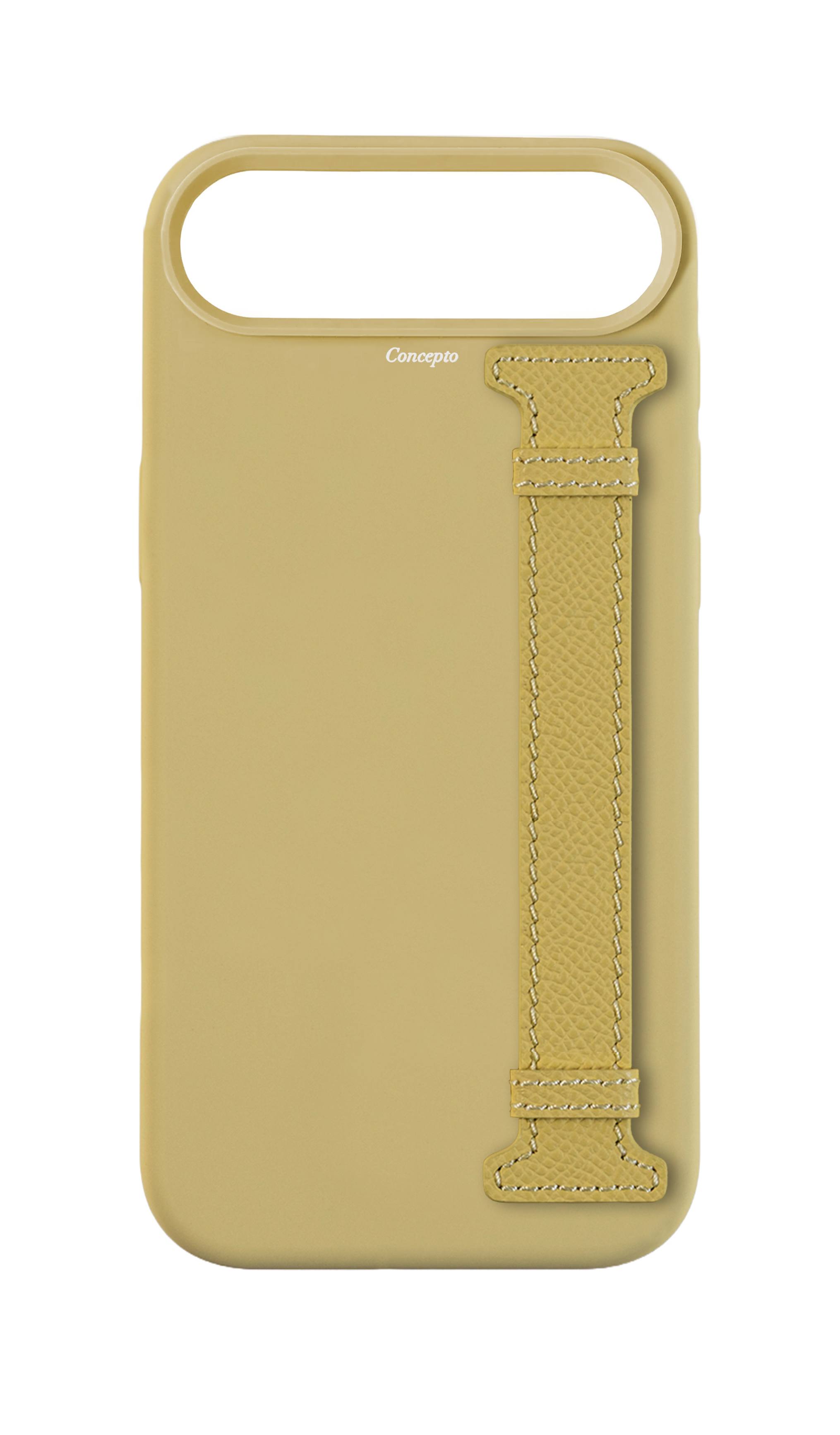 Butter Yellow Silicon Side Strap Case