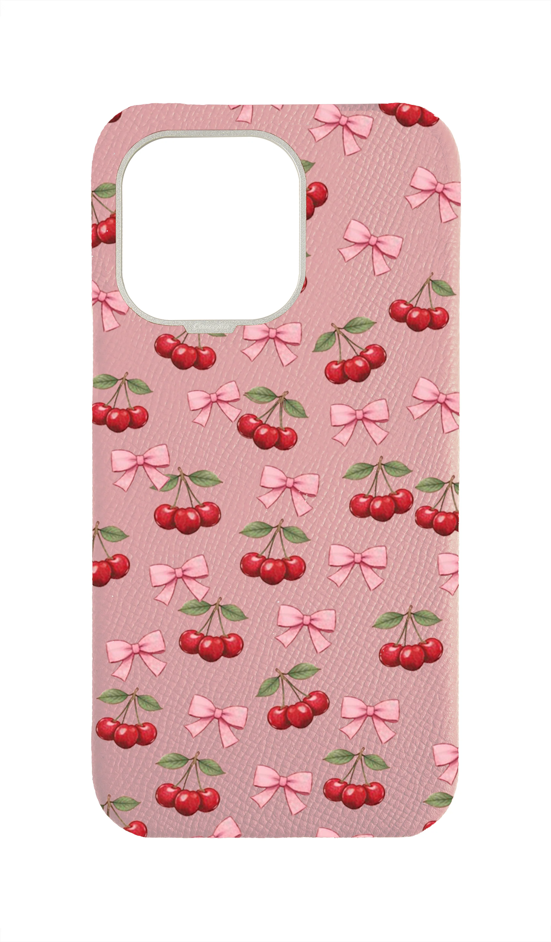 Pink Strapless Case - Cherry Ribbon