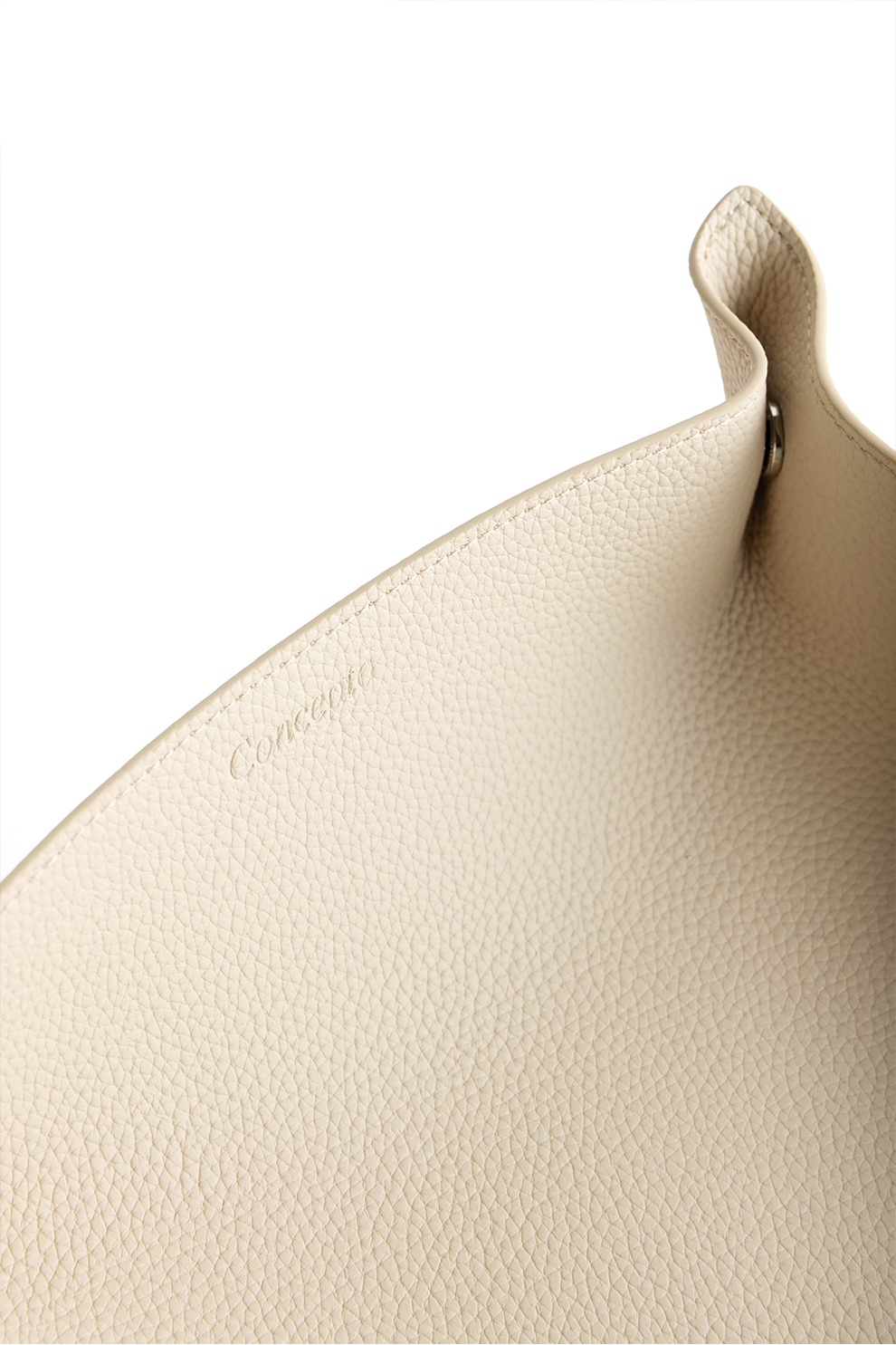 Classic Beige Leather Tray