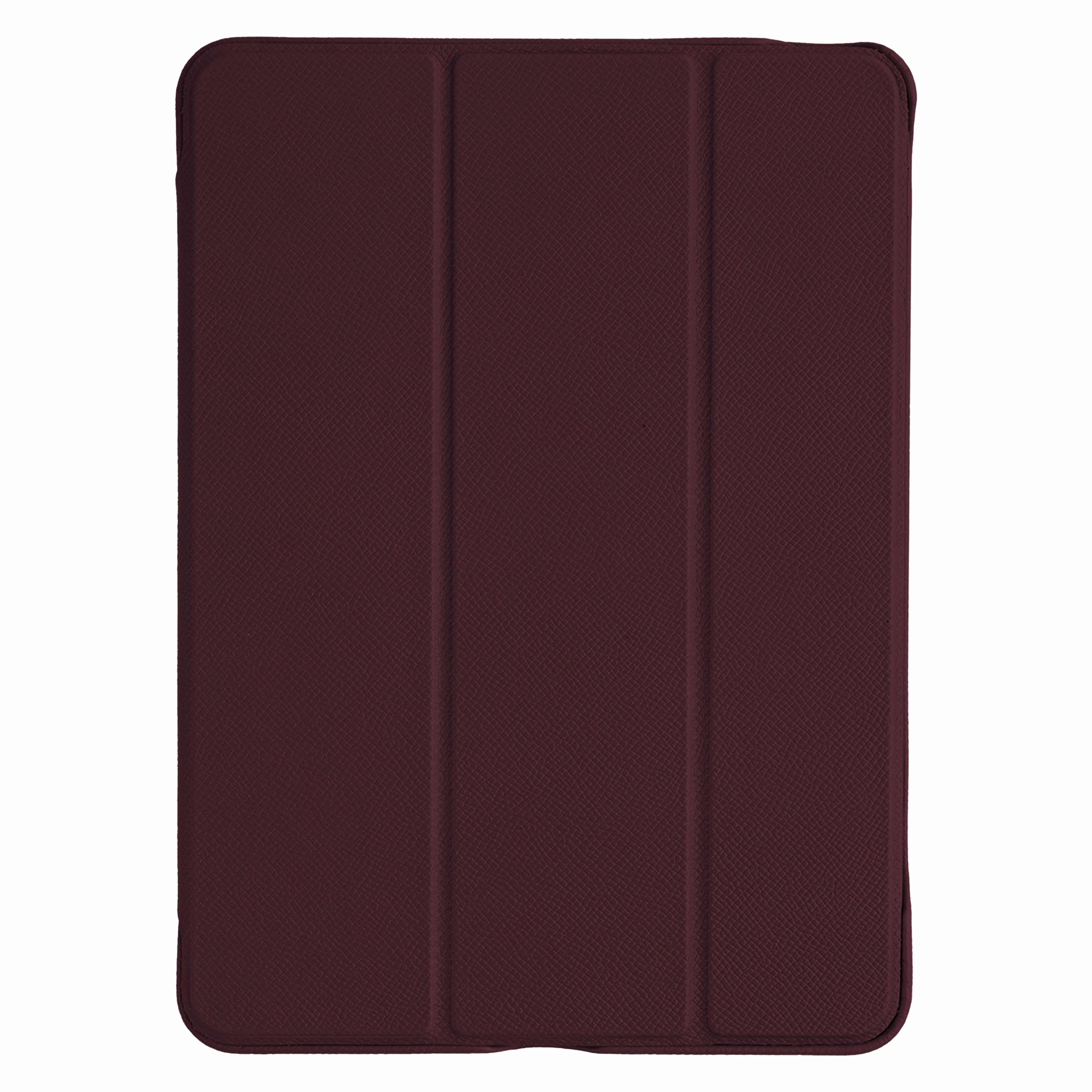 Maroon Epsom iPad Case