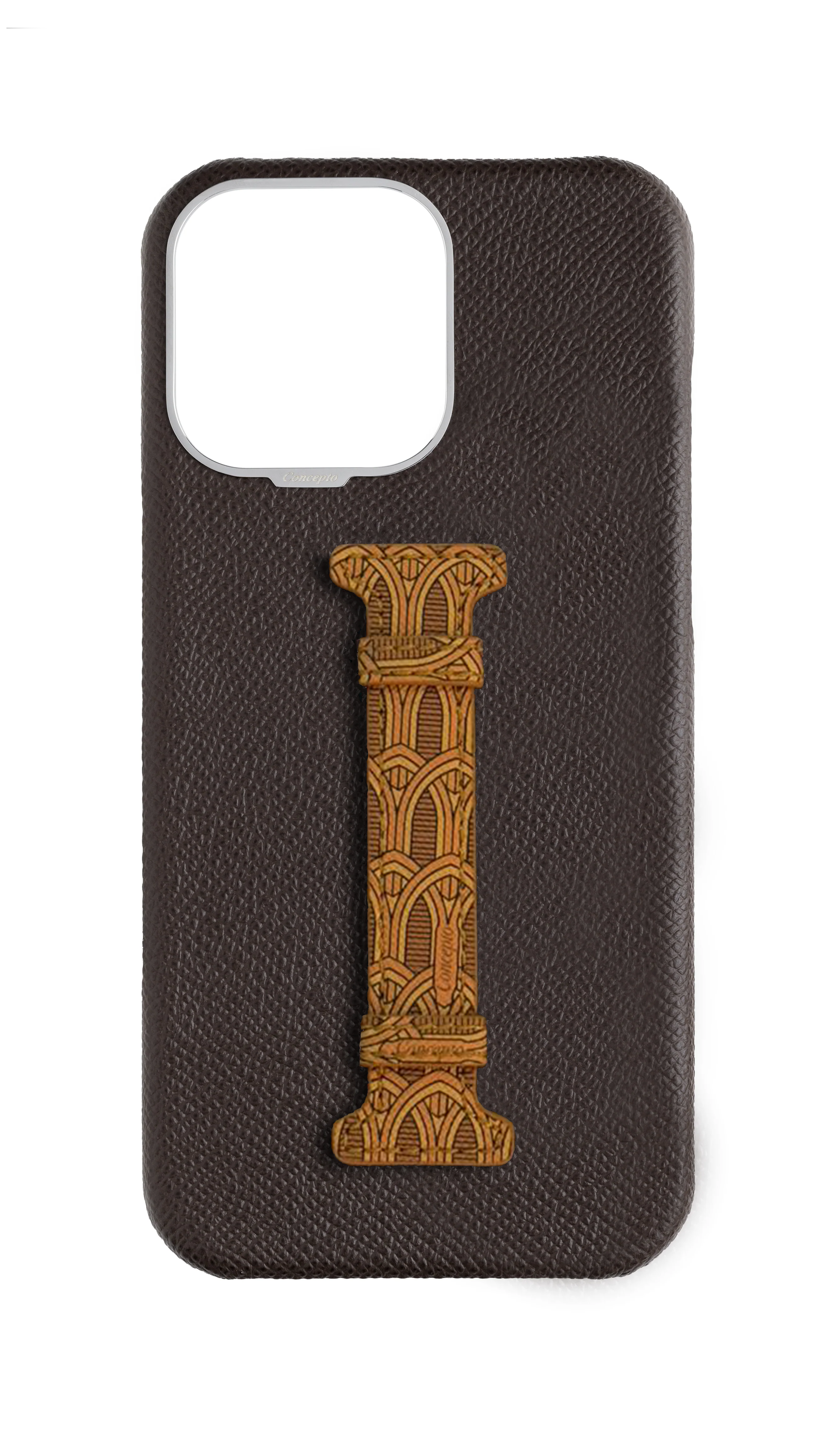 Brown Monogram Middle Strap Case