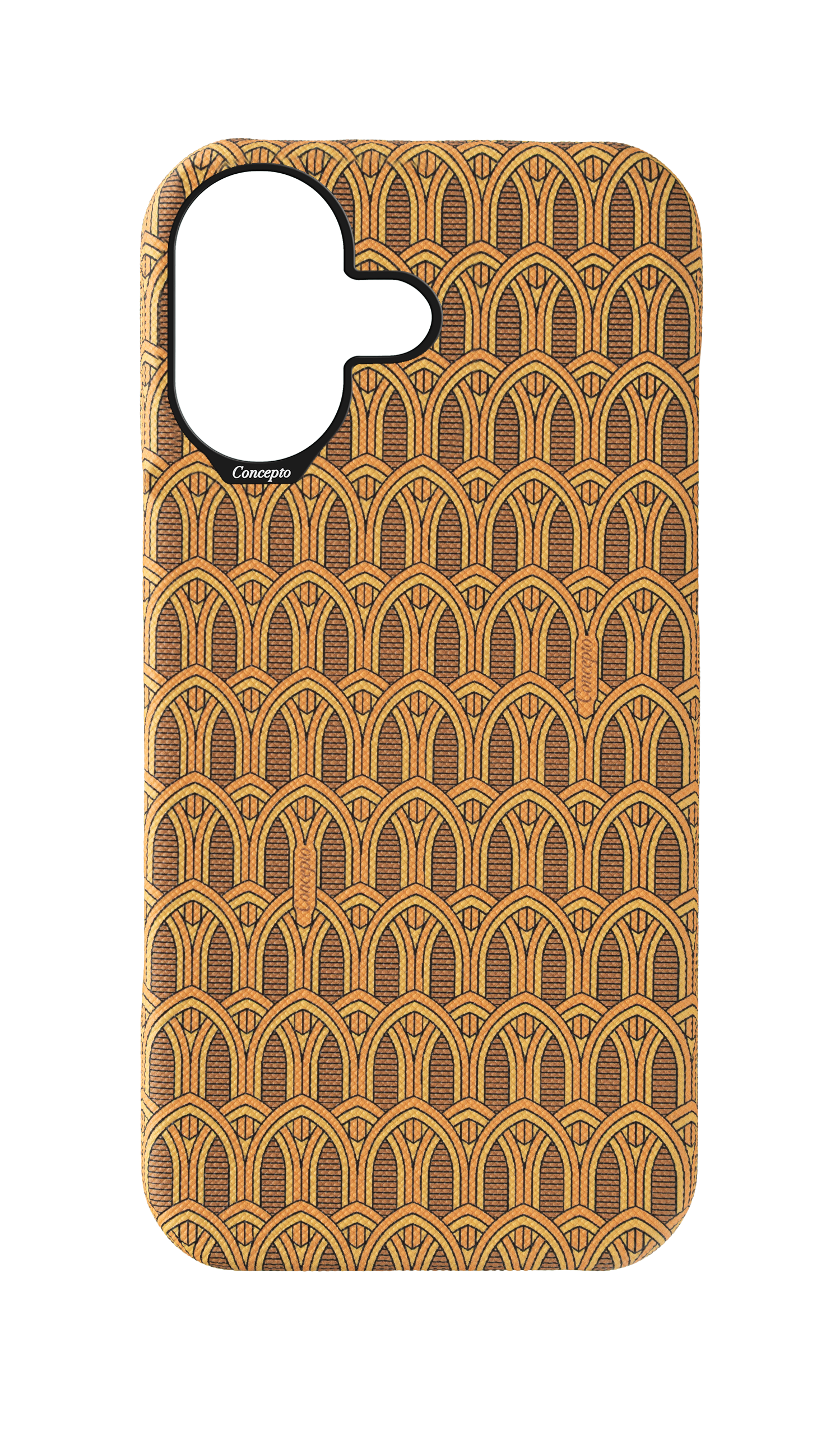 Yellow Monogram Strapless Epsom Case