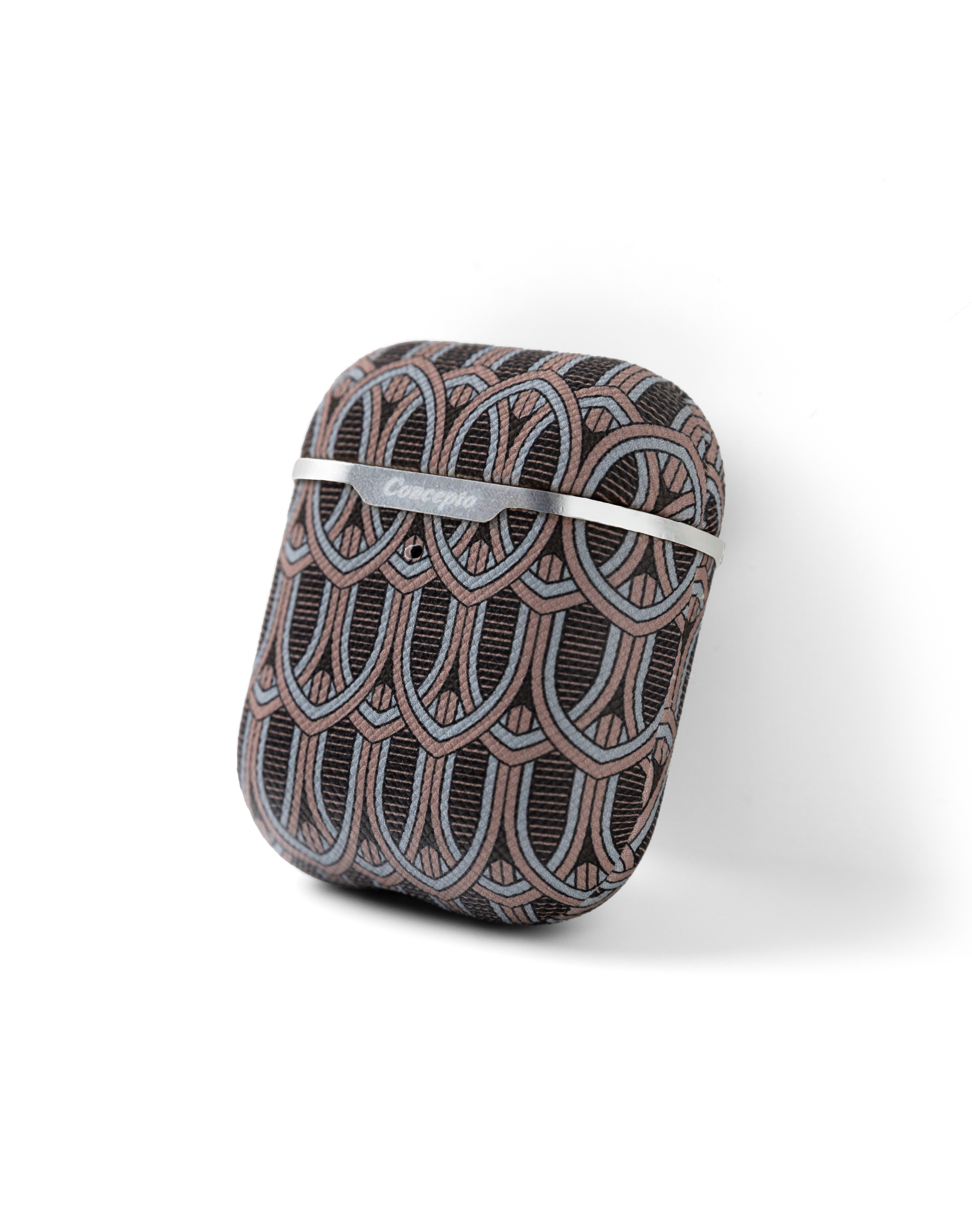 Cream Monogram AirPods Case (1st & 2nd Generation)