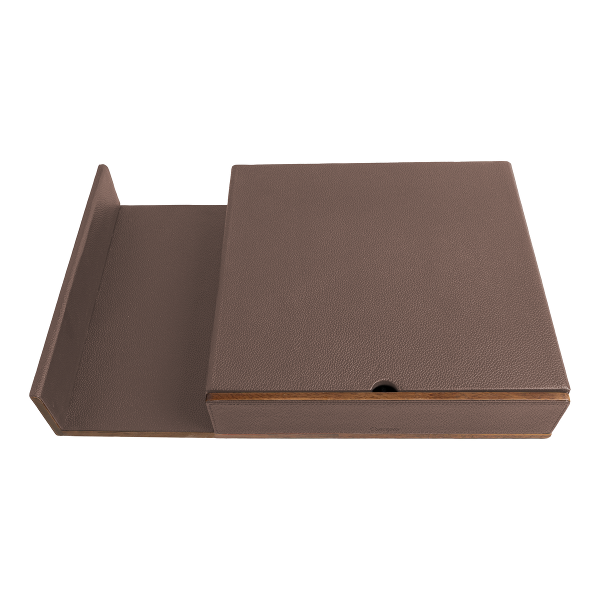 Brown Walnut Coffee Drawer