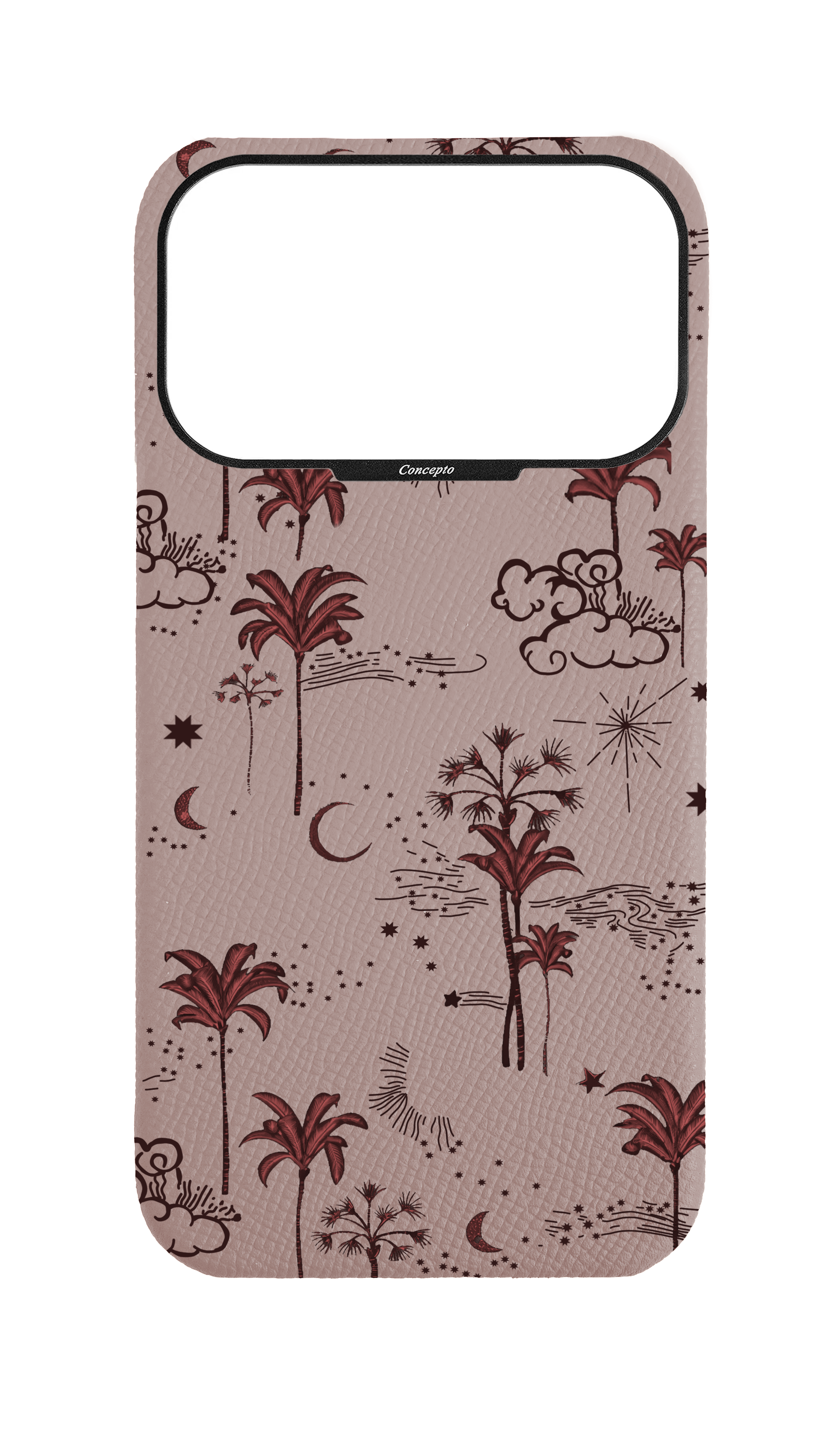 Blush Pink Strapless Case - Crescent Oasis