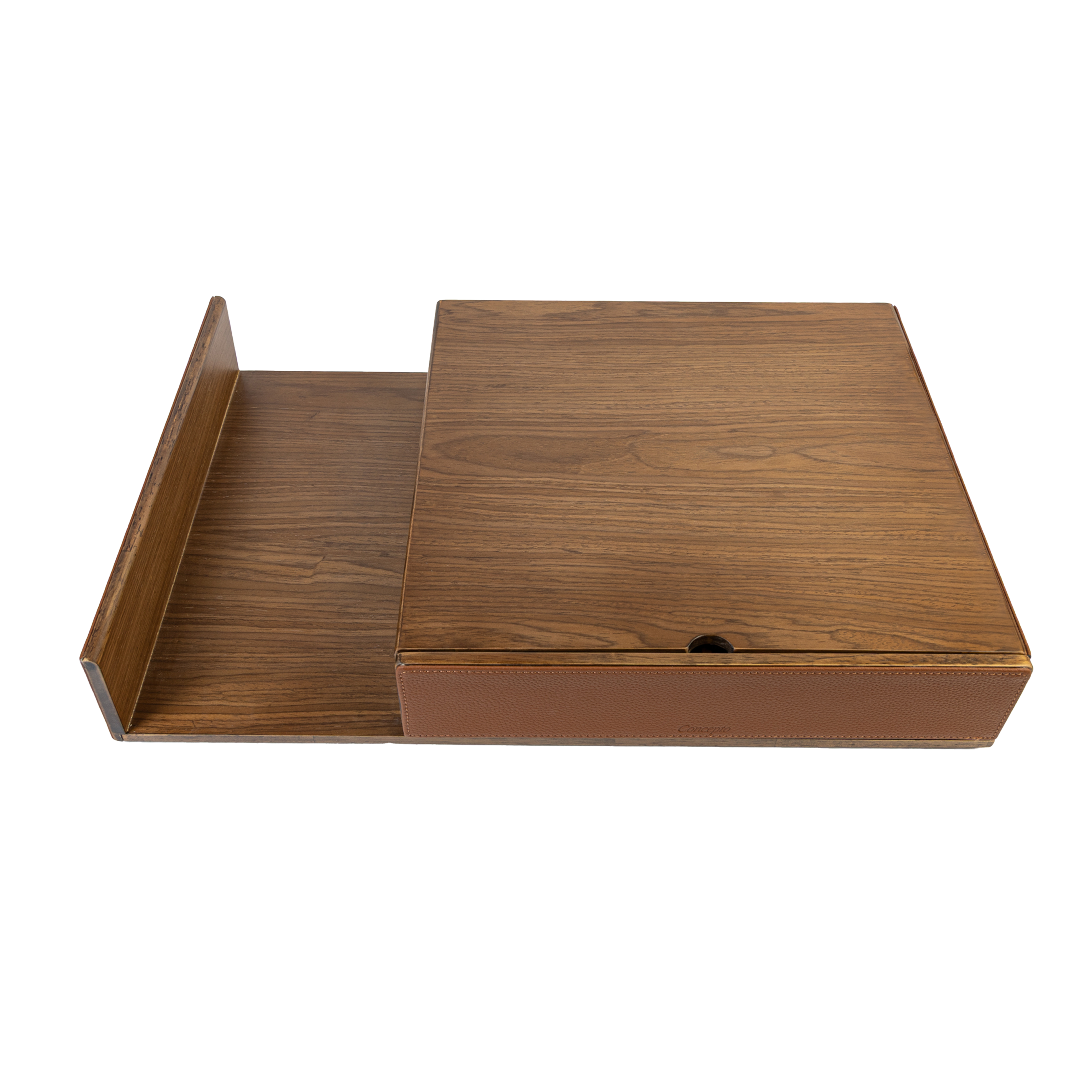 Tan Walnut Coffee Drawer