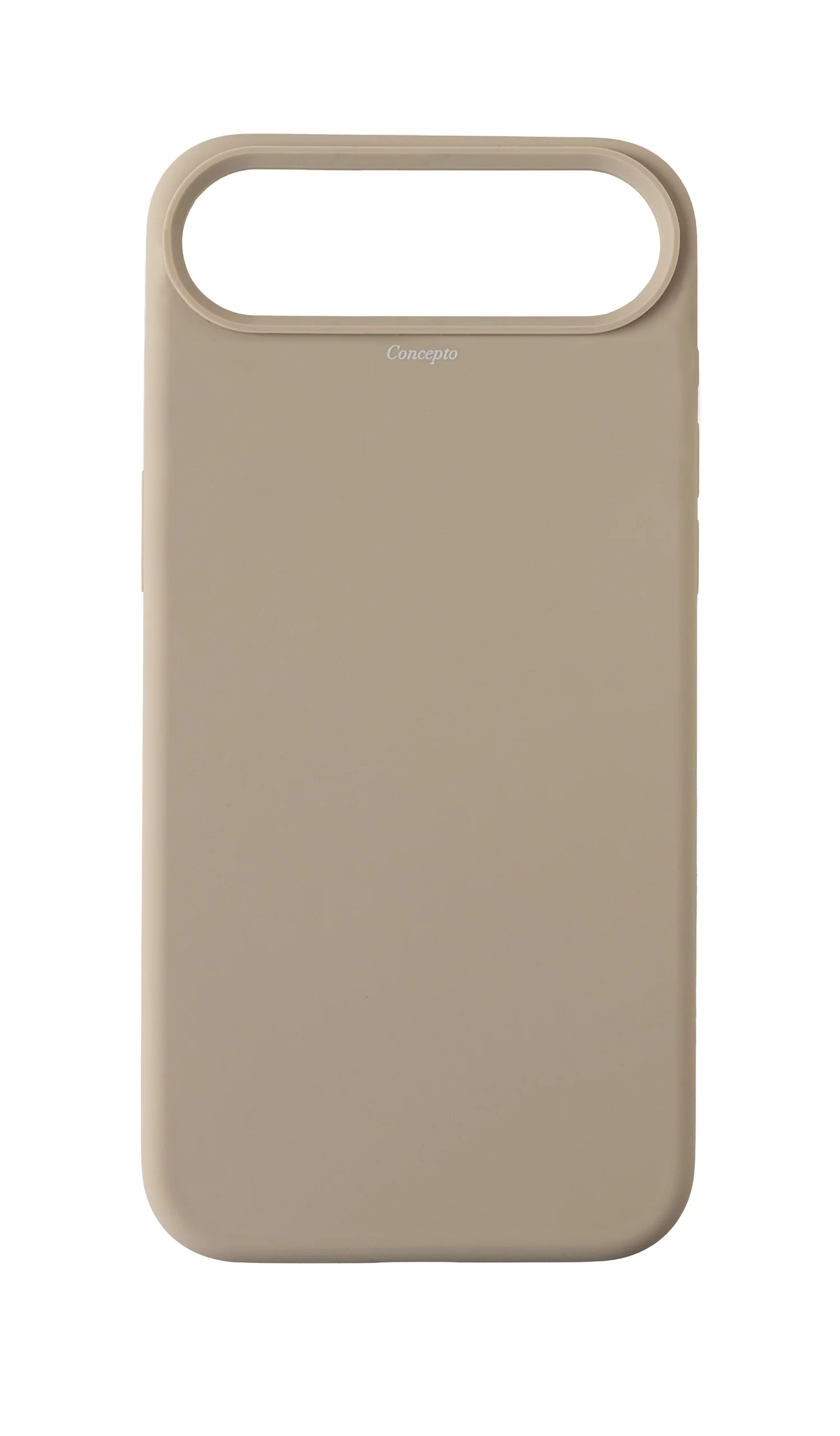 Cream Silicon Strapless Case