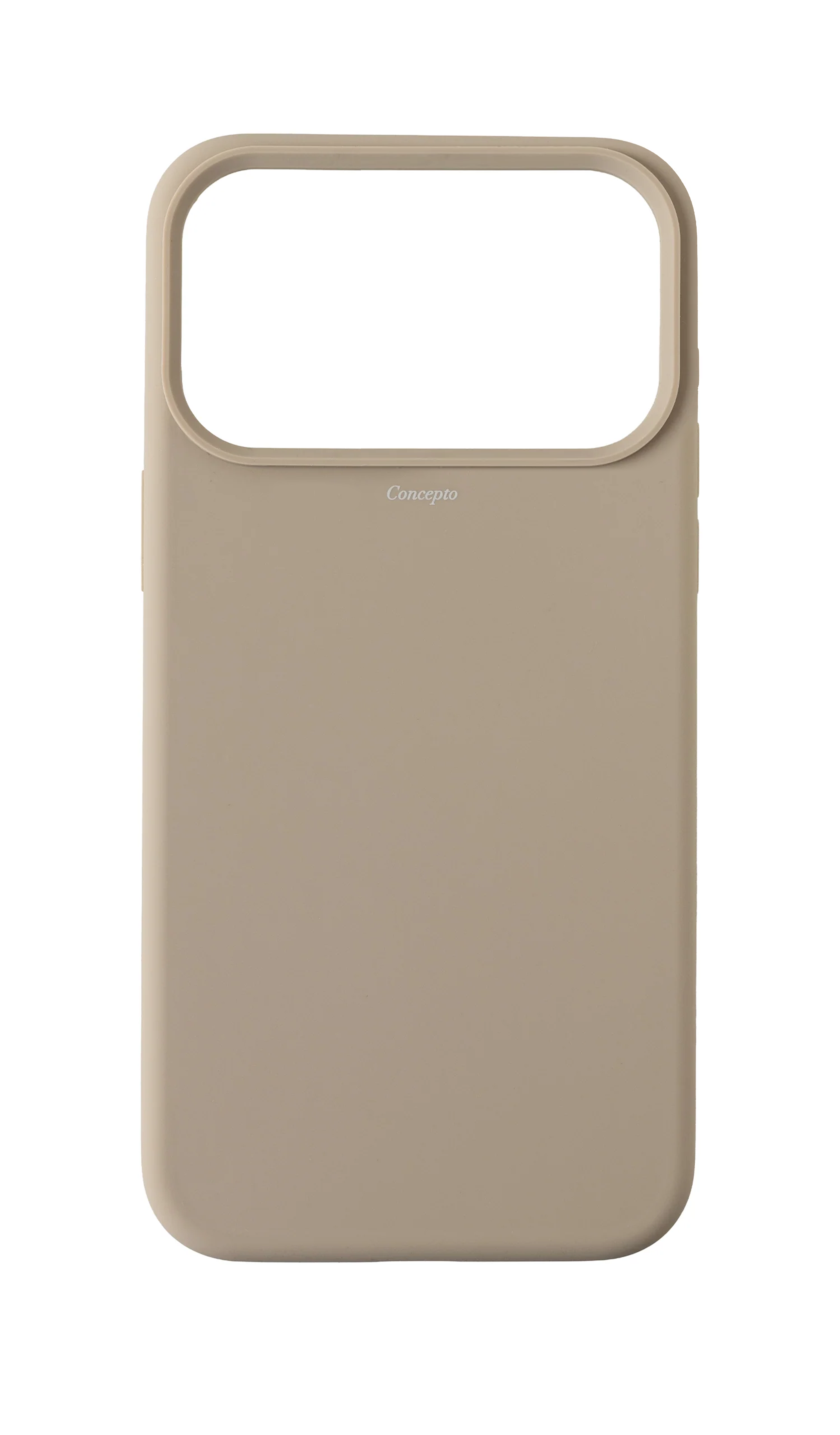 Cream Silicon Strapless Case