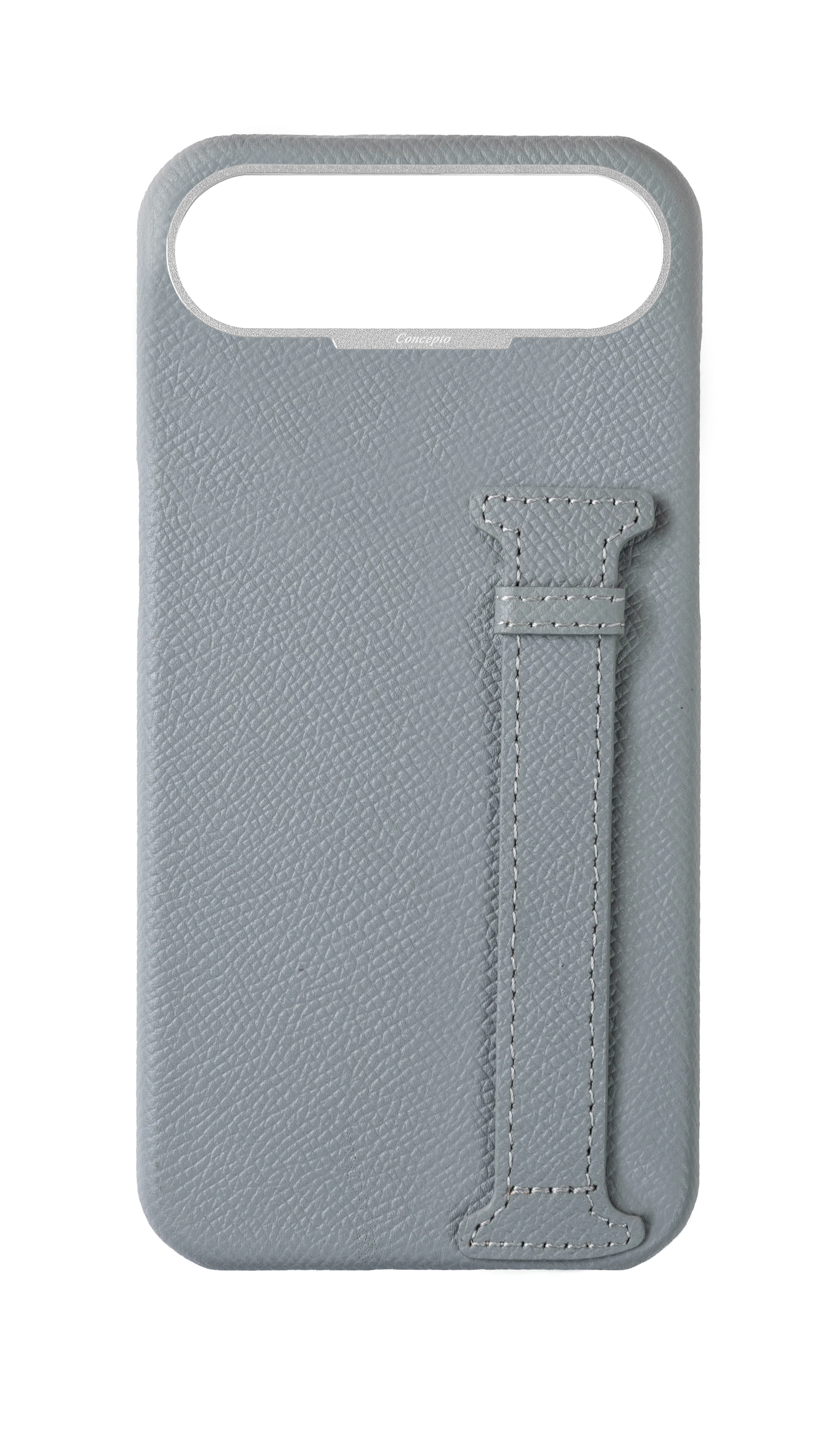 Light Blue Epsom Side Strap Case