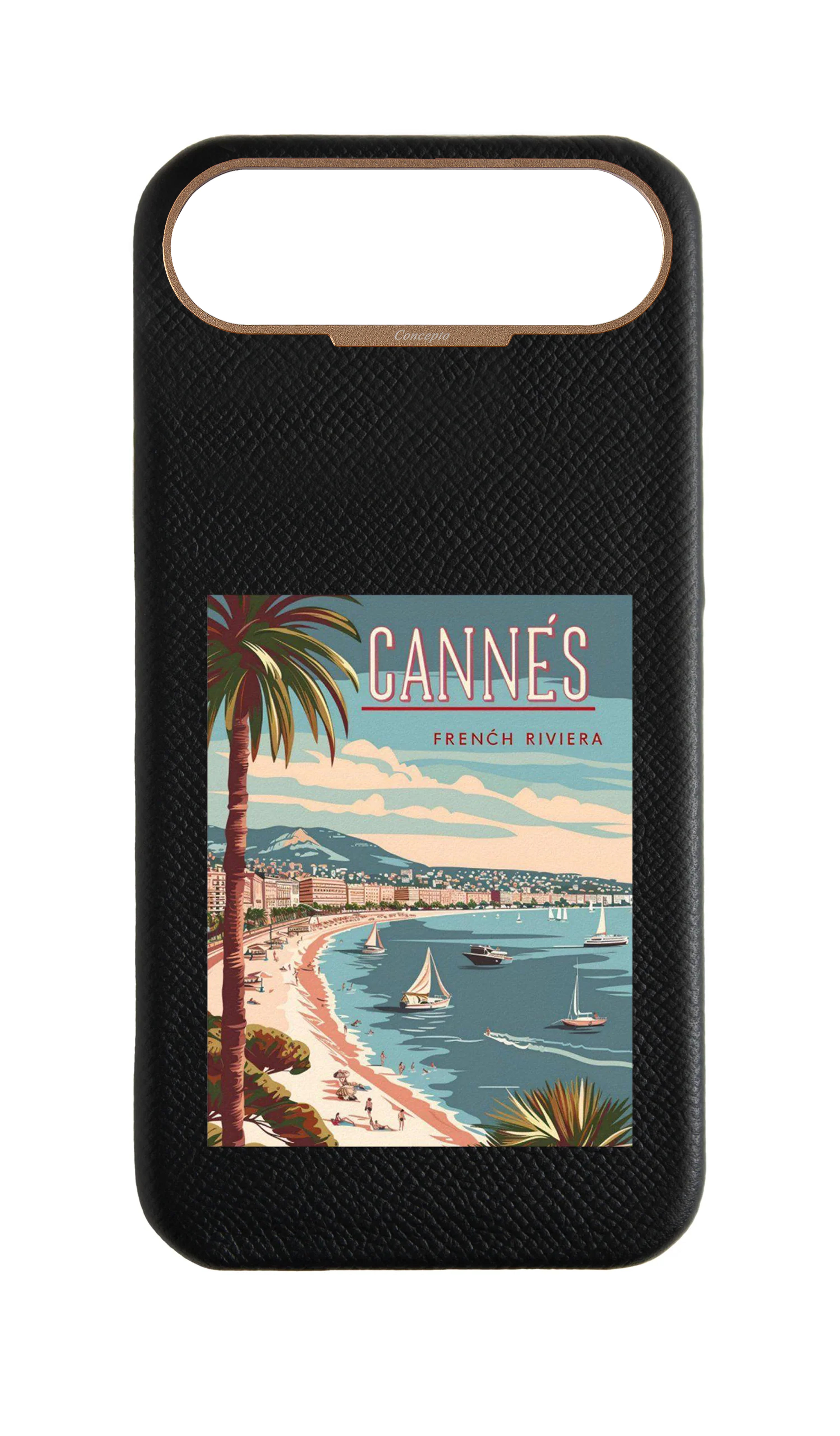 Black Strapless Epsom Case - Cannes