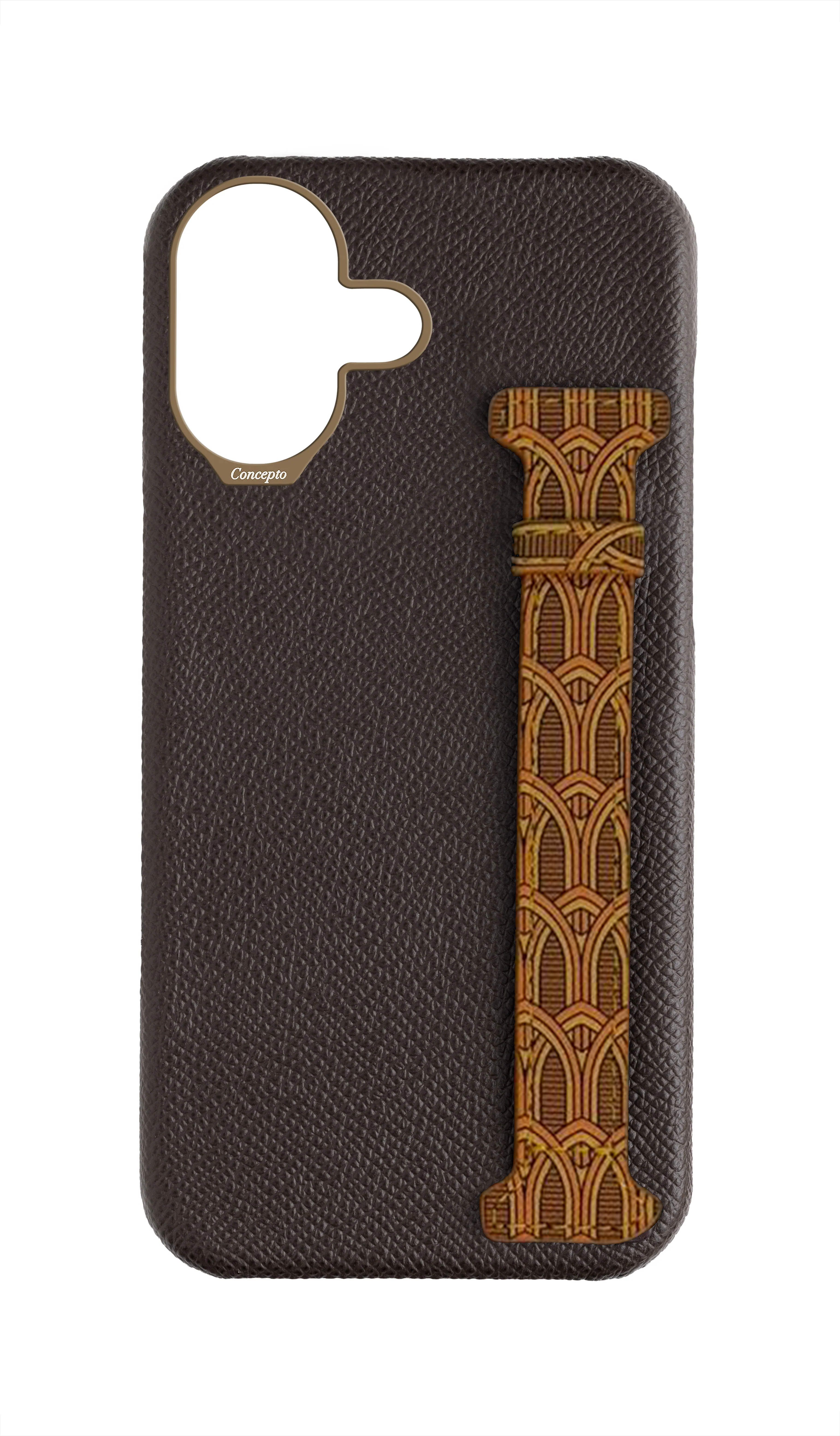 Brown Monogram Side Strap Case