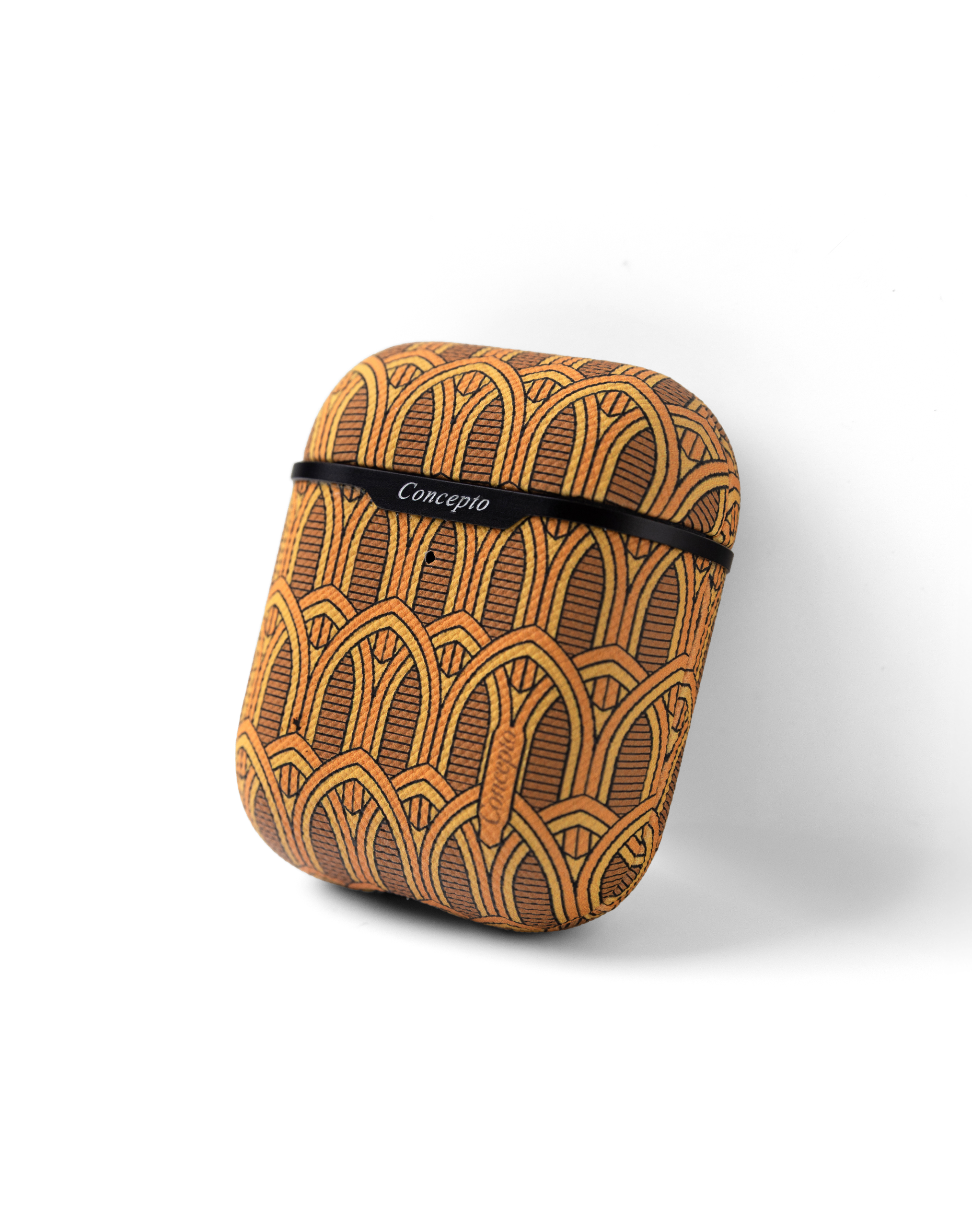 Yellow Monogram AirPods Case (1st & 2nd Generation)