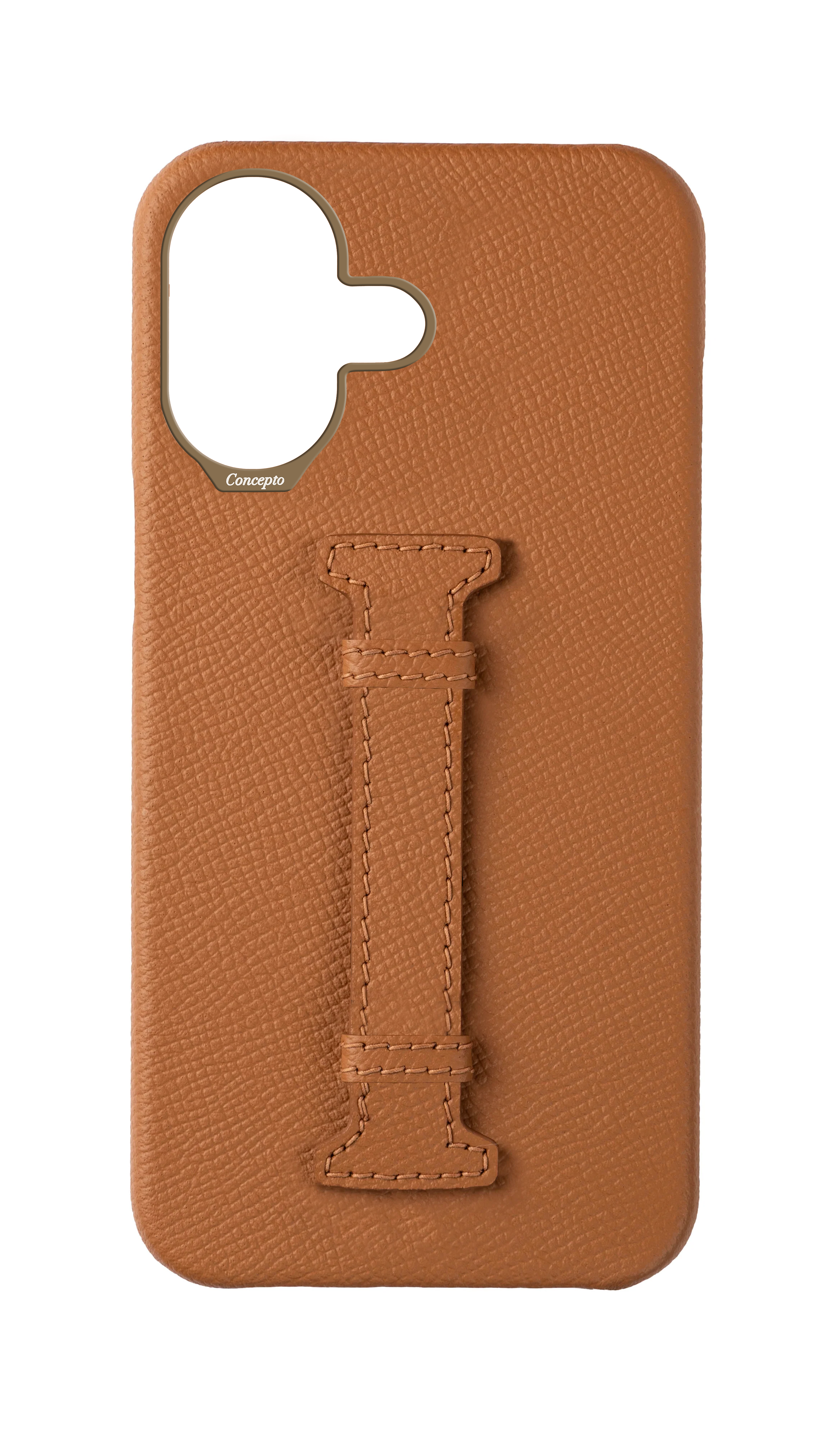 Tan Epsom Middle Strap Case