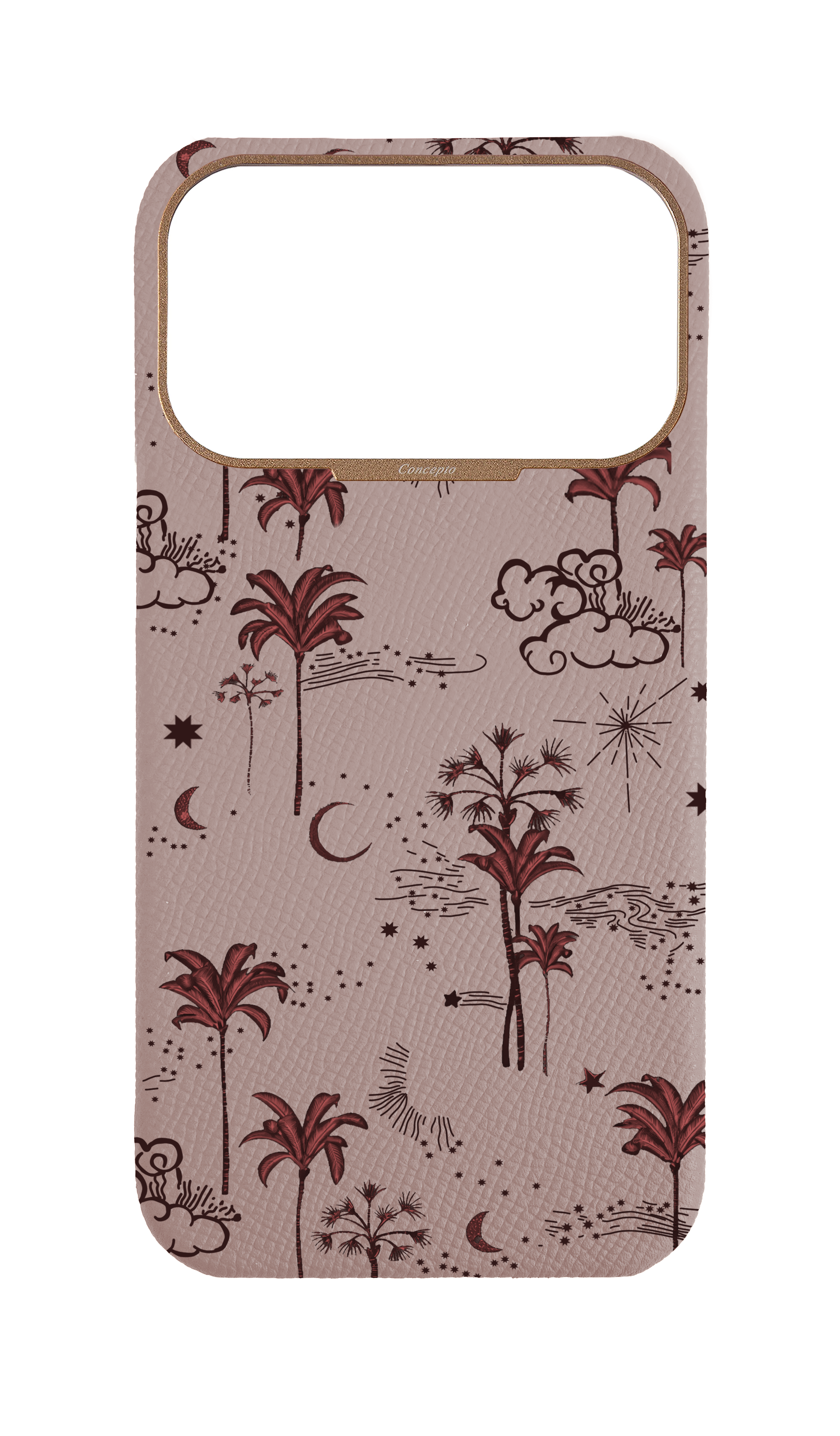Blush Pink Strapless Case - Crescent Oasis