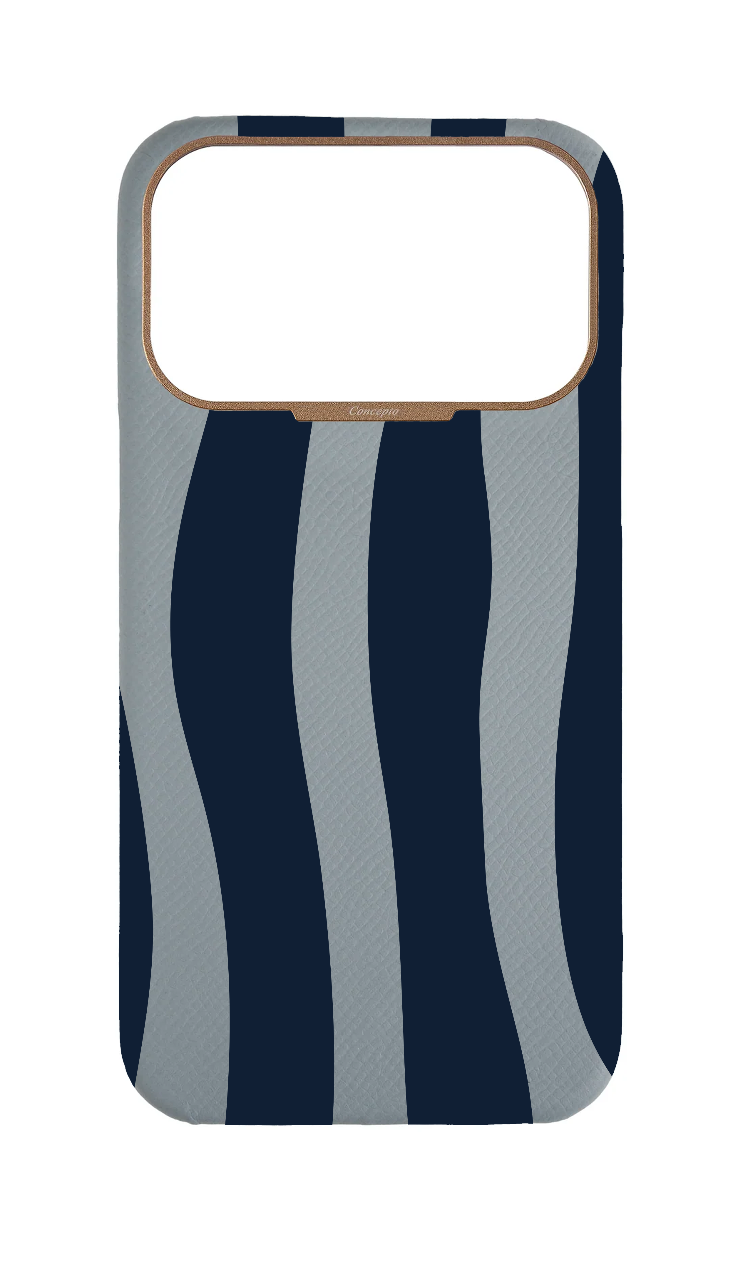 Light Blue Grey Strapless Case - Dancing Stripes