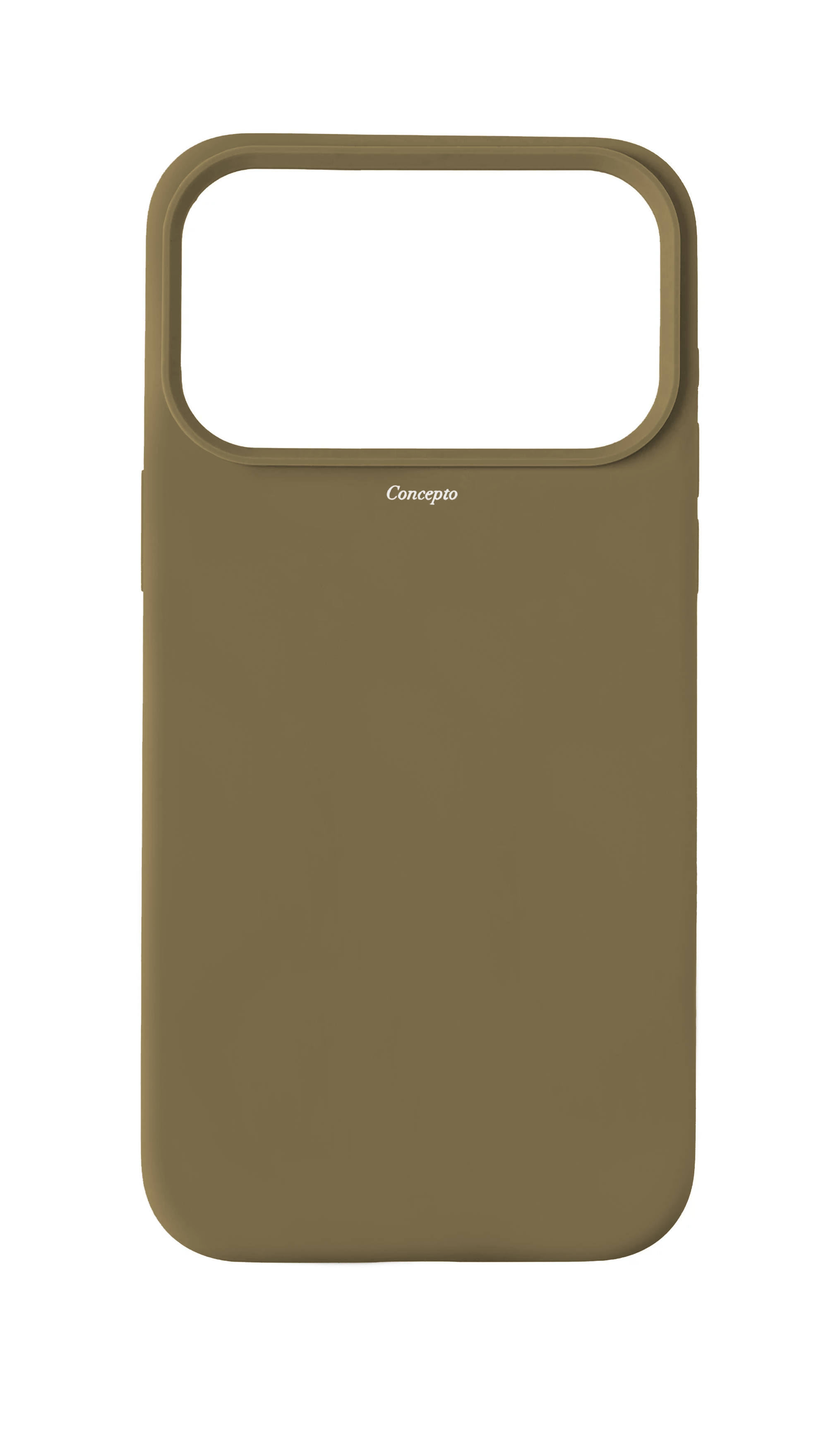 Taupe Silicon Strapless Case