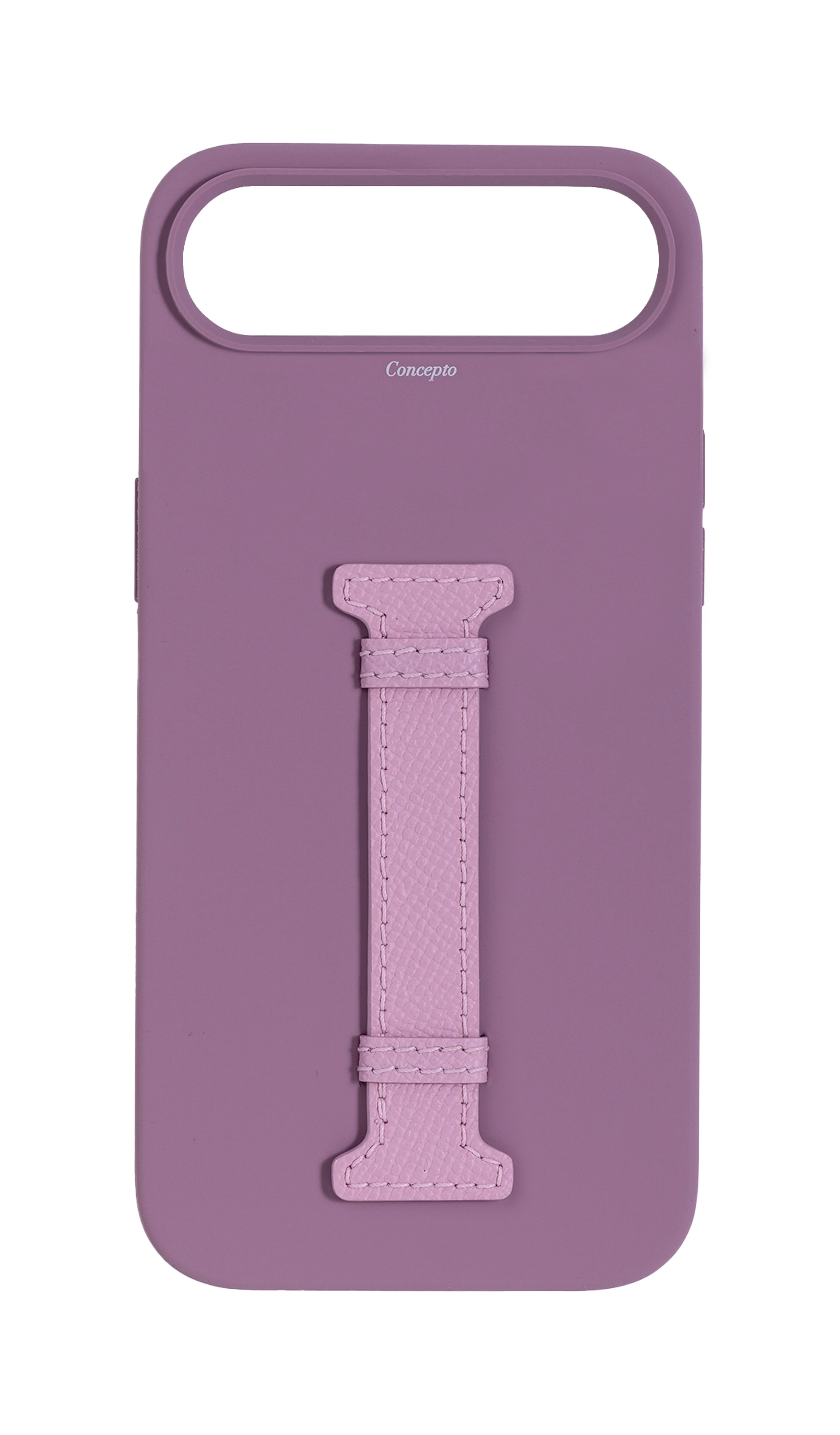 Purple Silicon Middle Strap Case