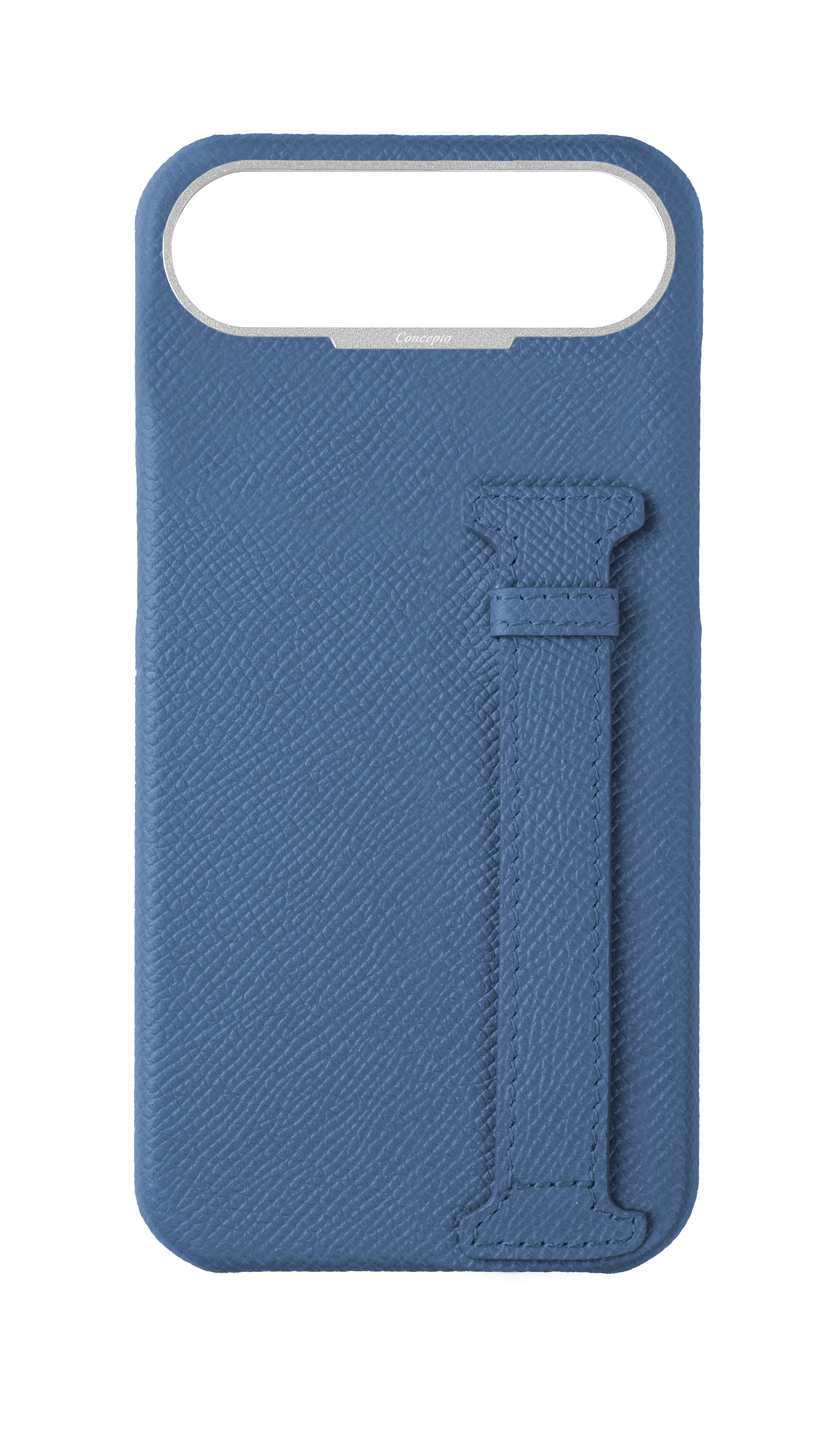 Navy Epsom Side Strap Case