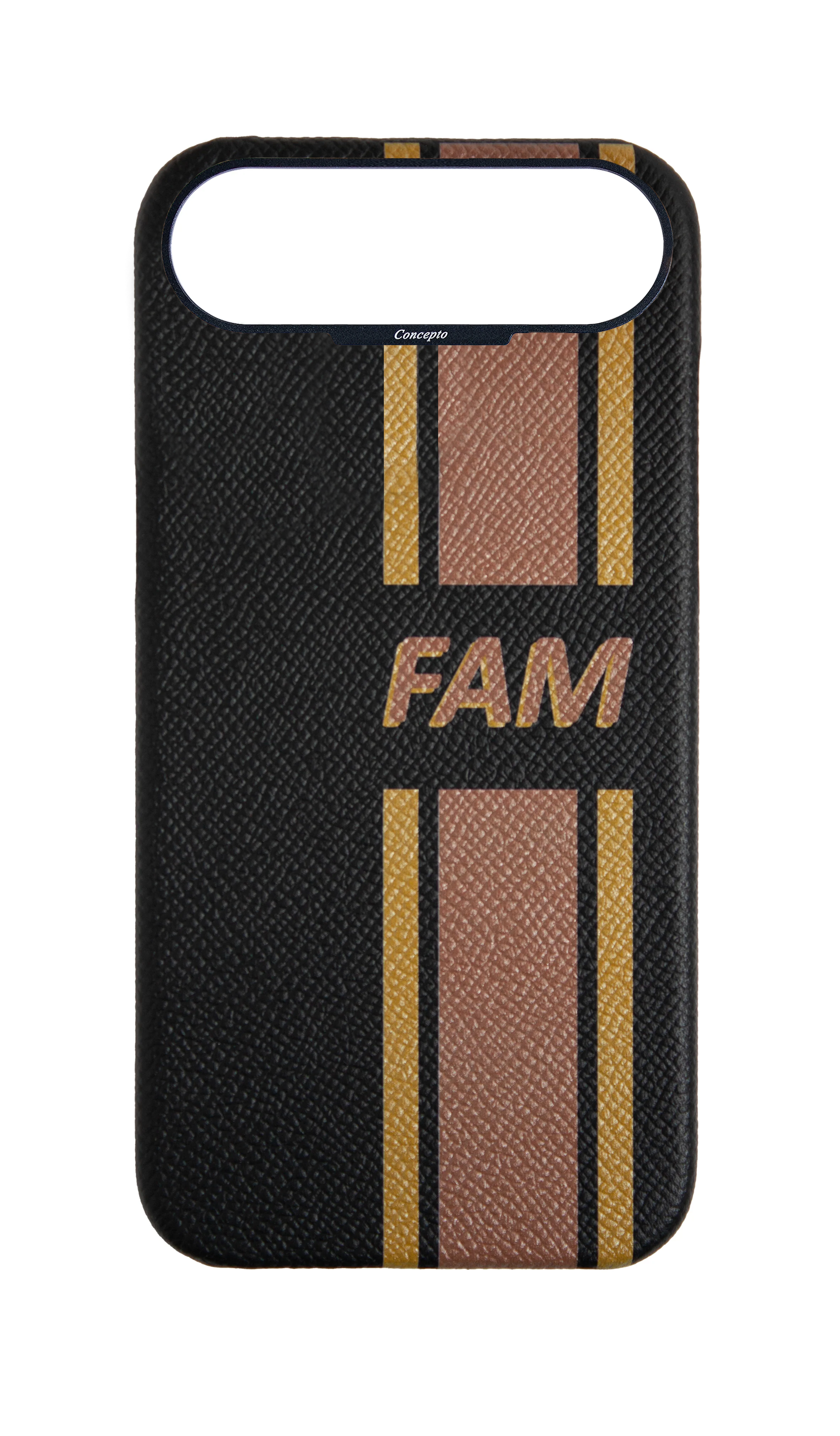 Striped Black Strapless Case