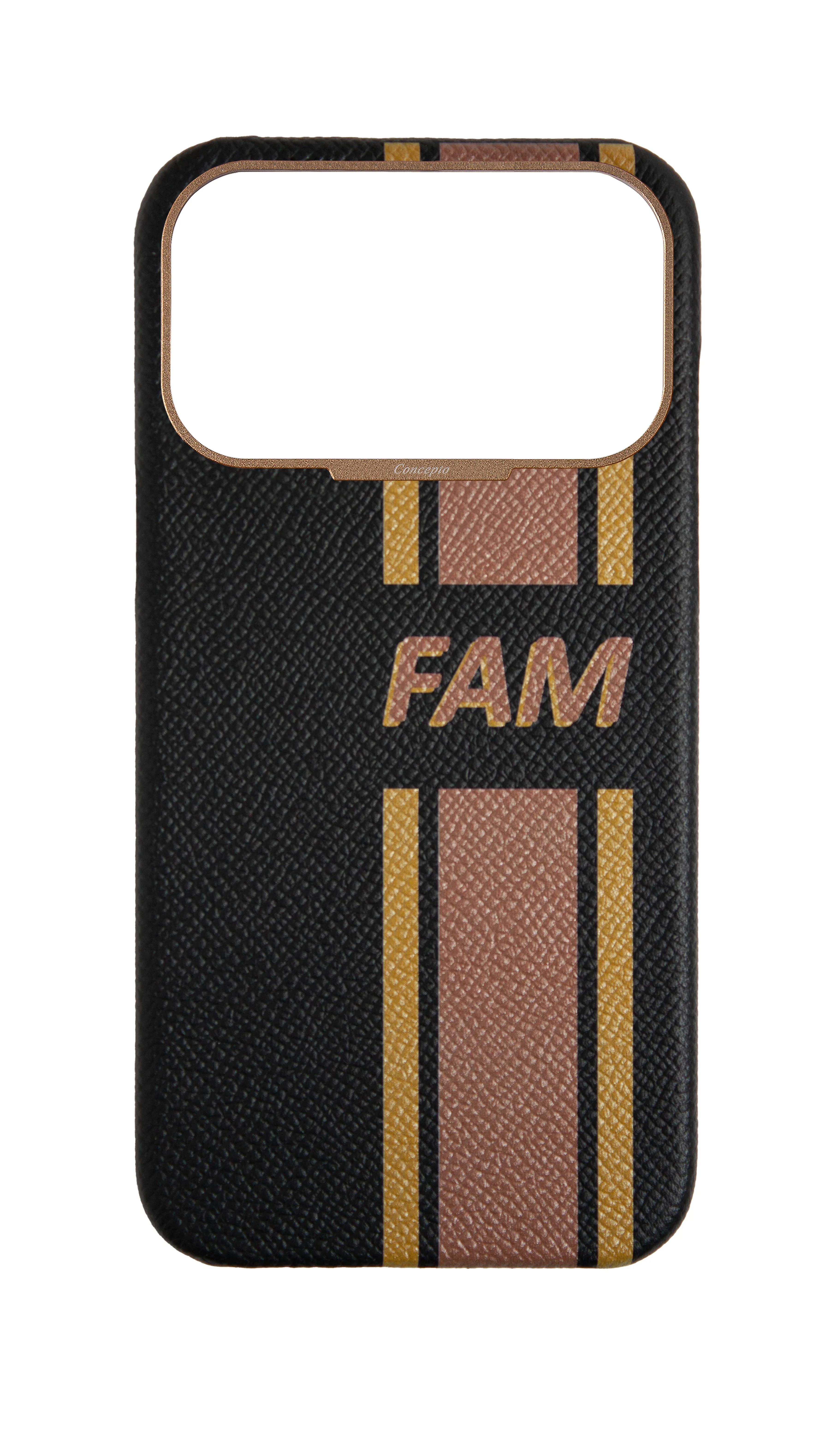 Striped Black Strapless Case