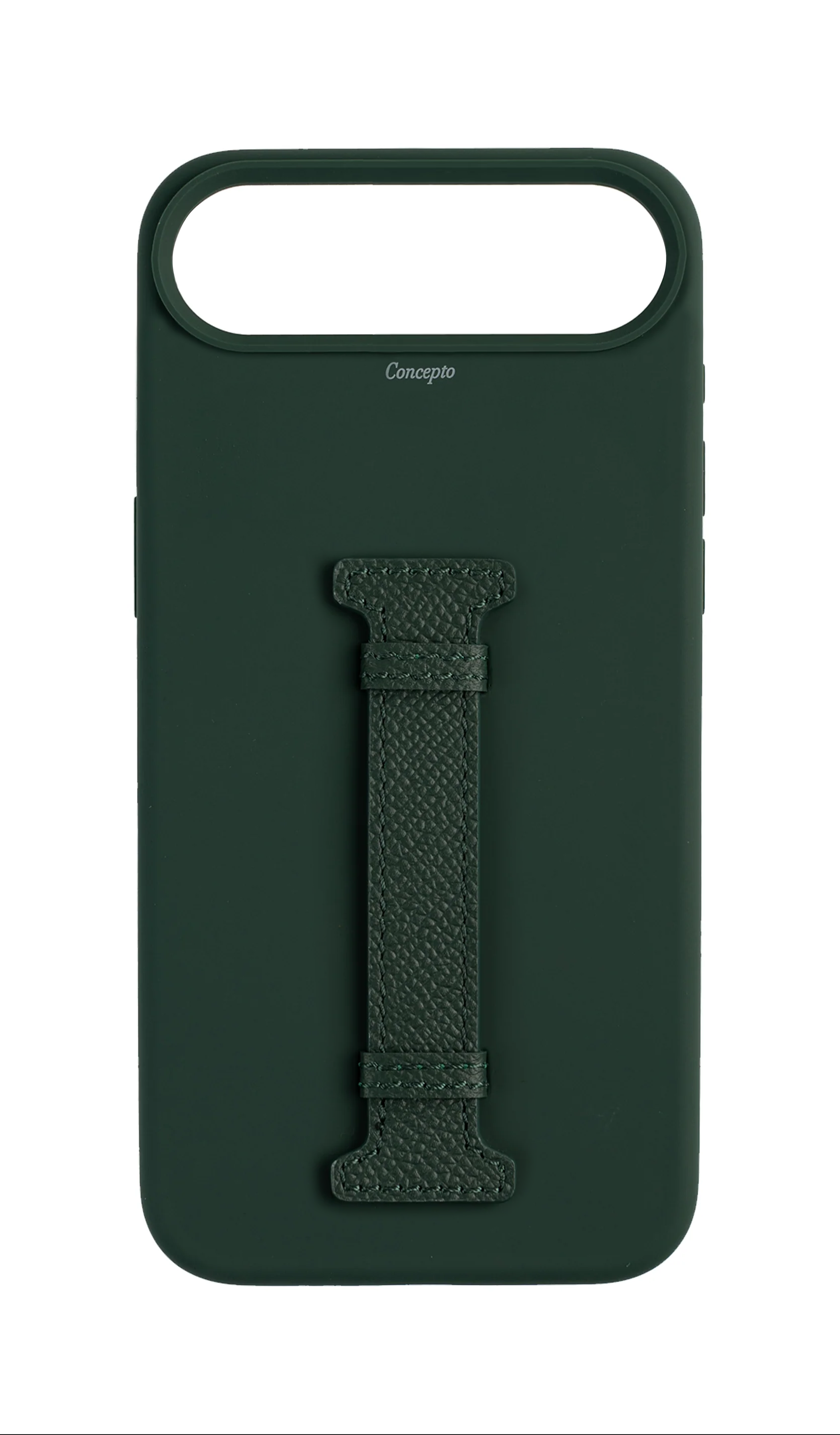 Dark Green Silicon Middle Strap Case