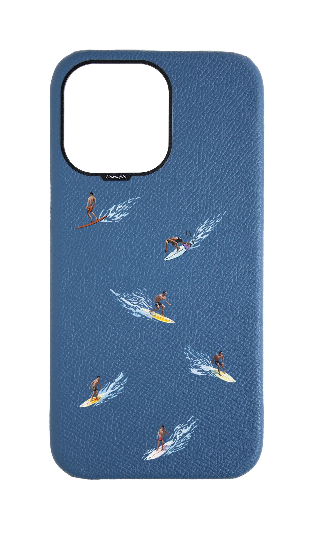 Blue Strapless Epsom Case - Surf