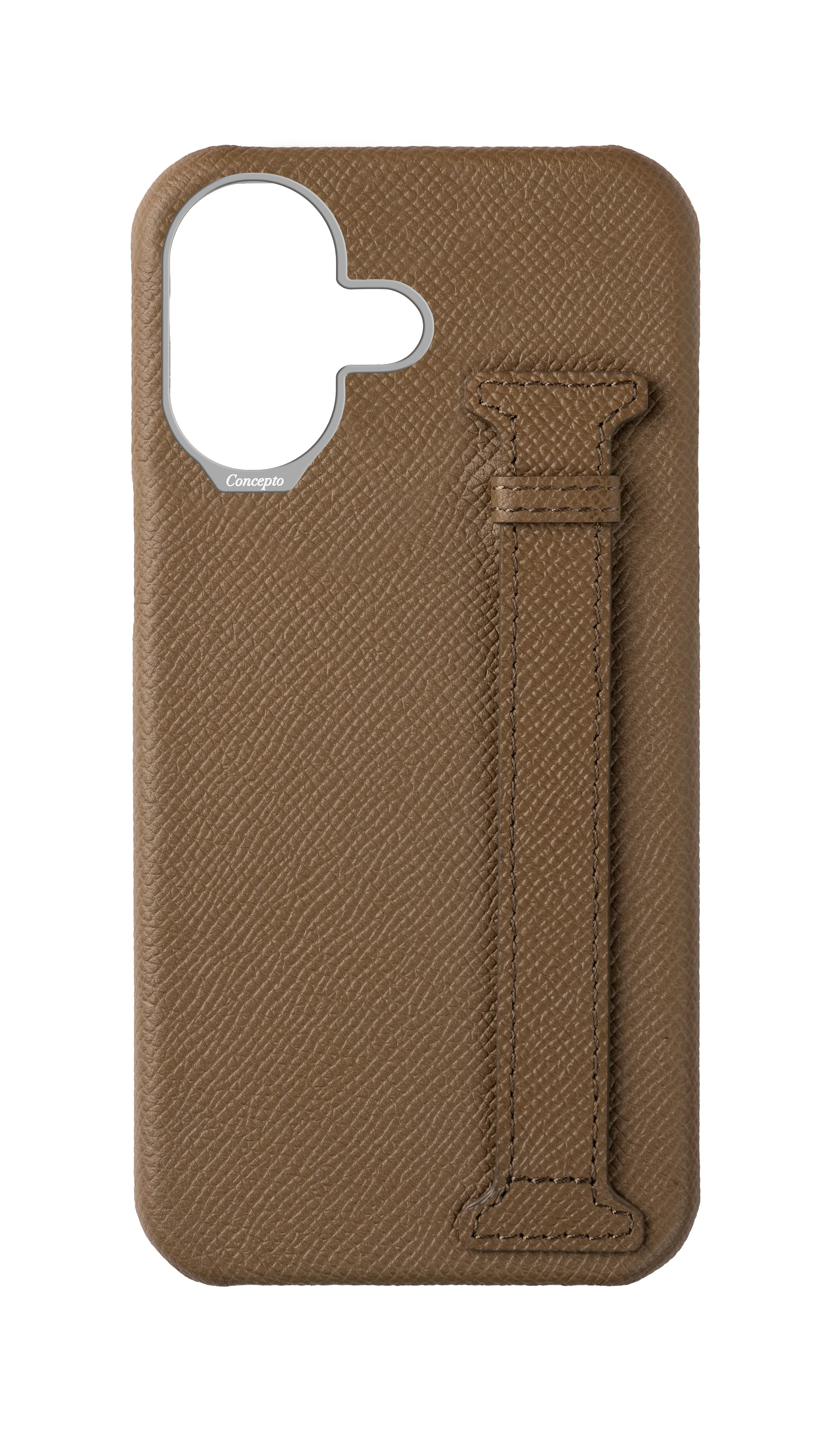 Taupe Epsom Side Strap Case