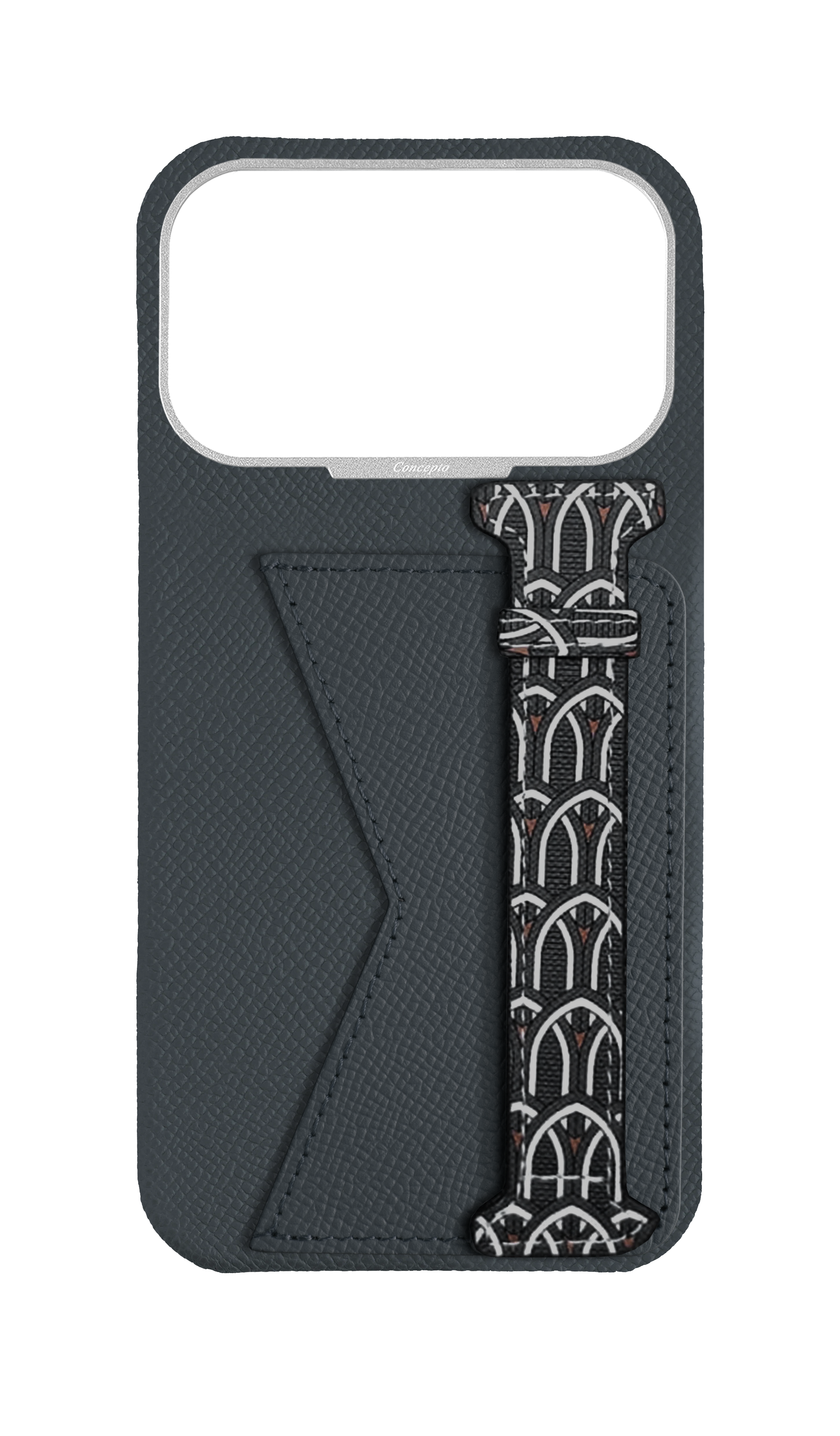 Grey Monogram Duo Case