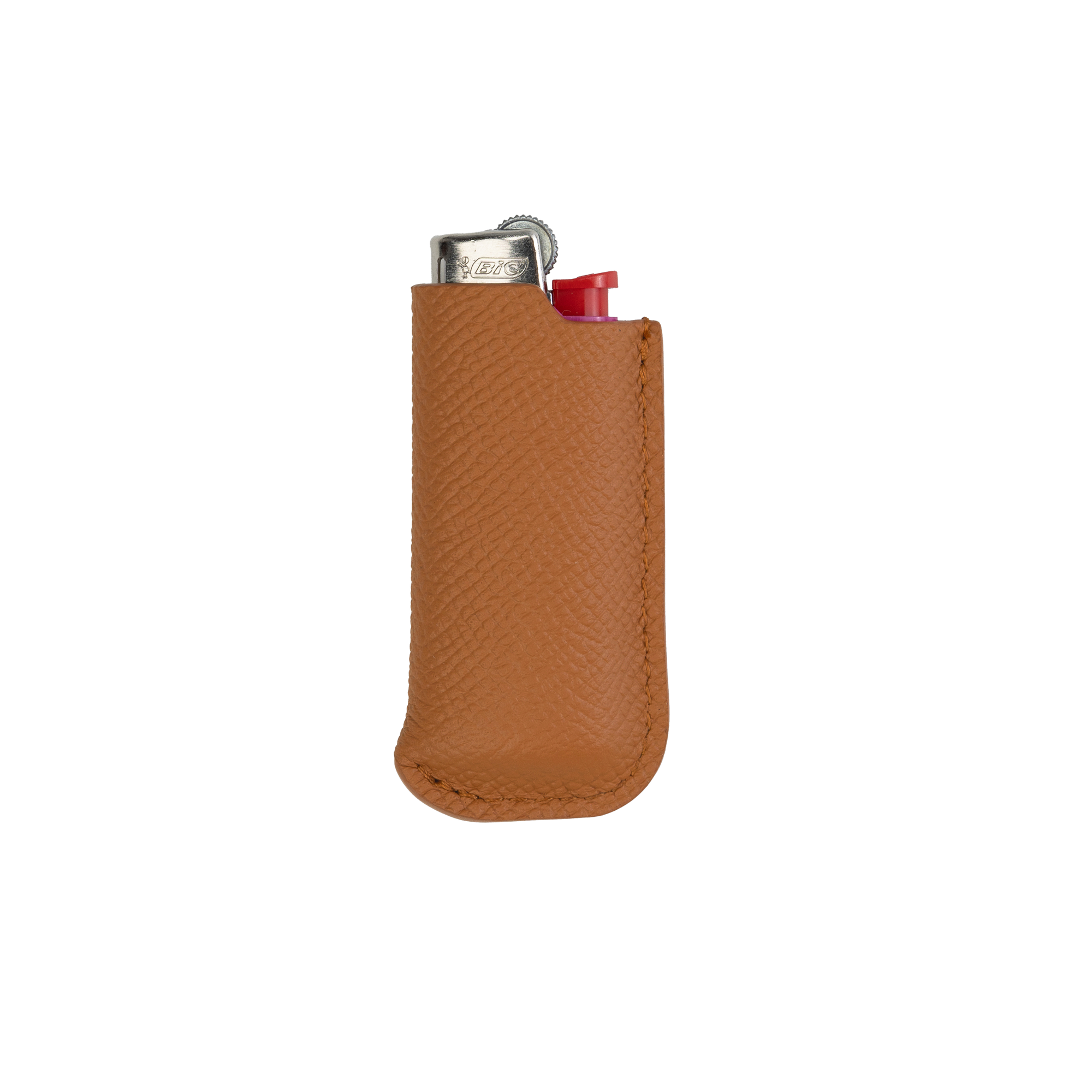 Tan Bic Lighter Sleeve