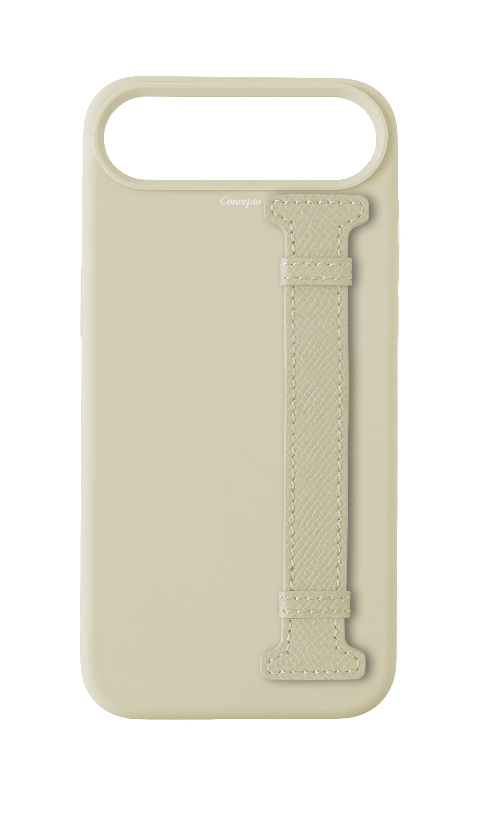 White Silicon Side Strap Case