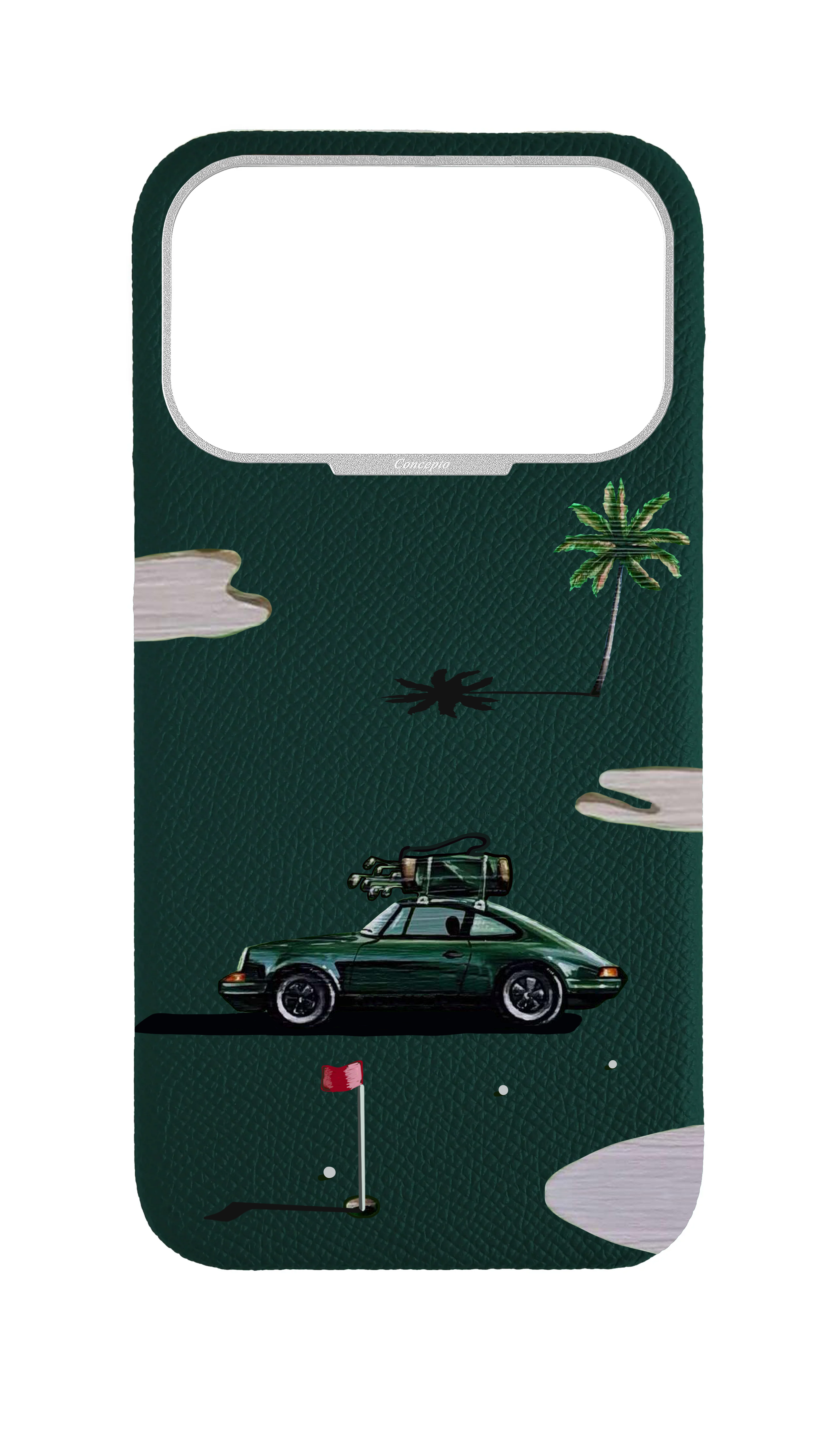Green Strapless Case - Retro Golf