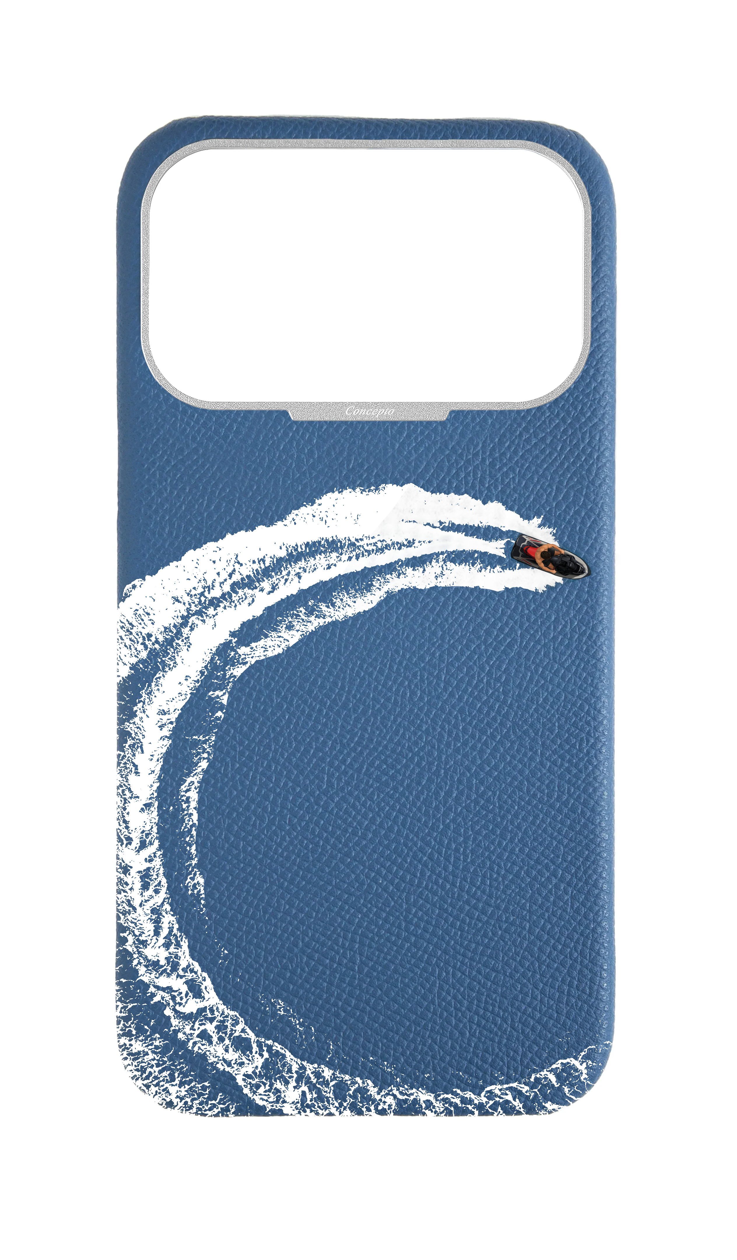 Blue Strapless Epsom Case - Jet Ski