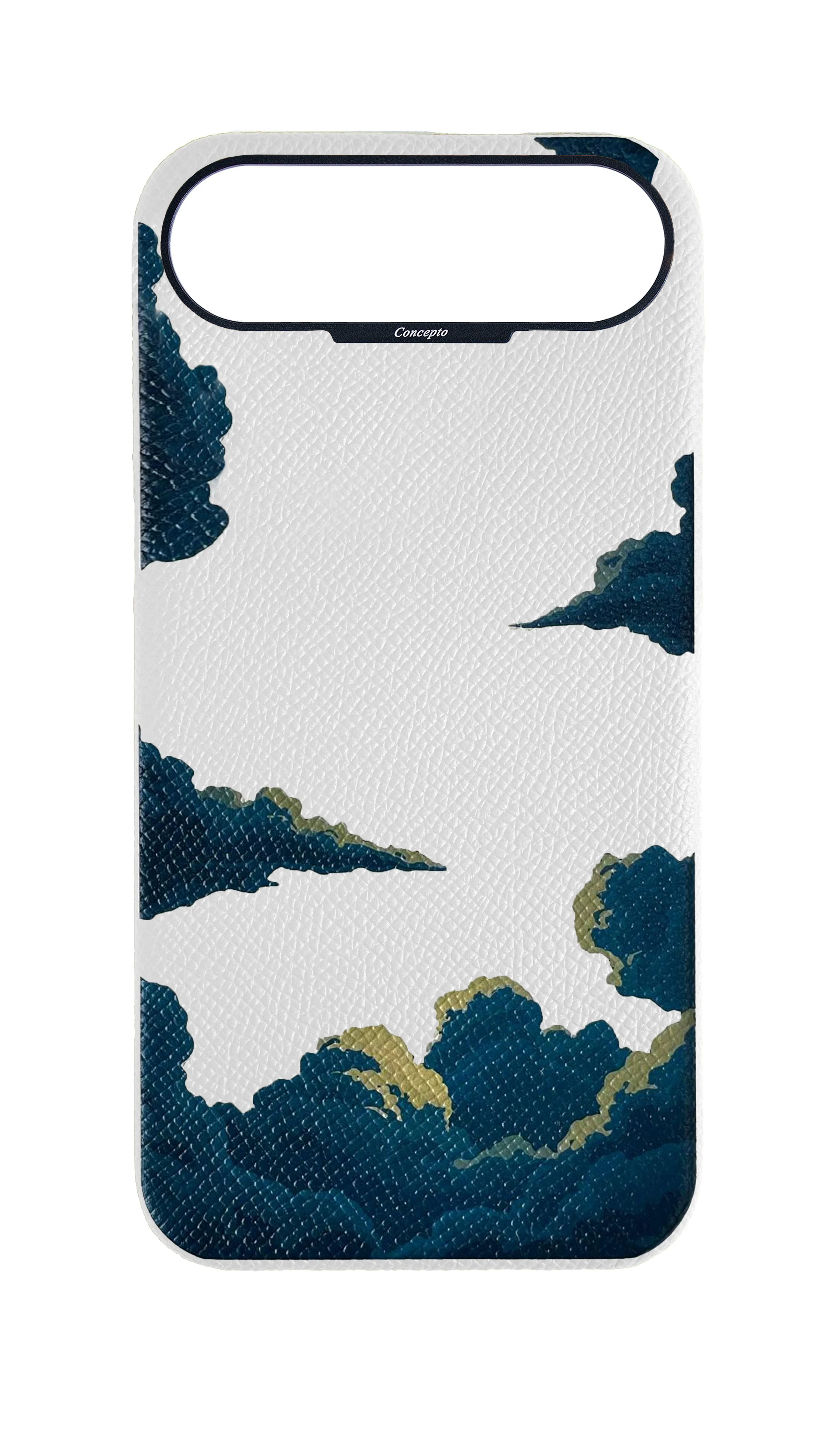 White Strapless Case - Sky Mirage