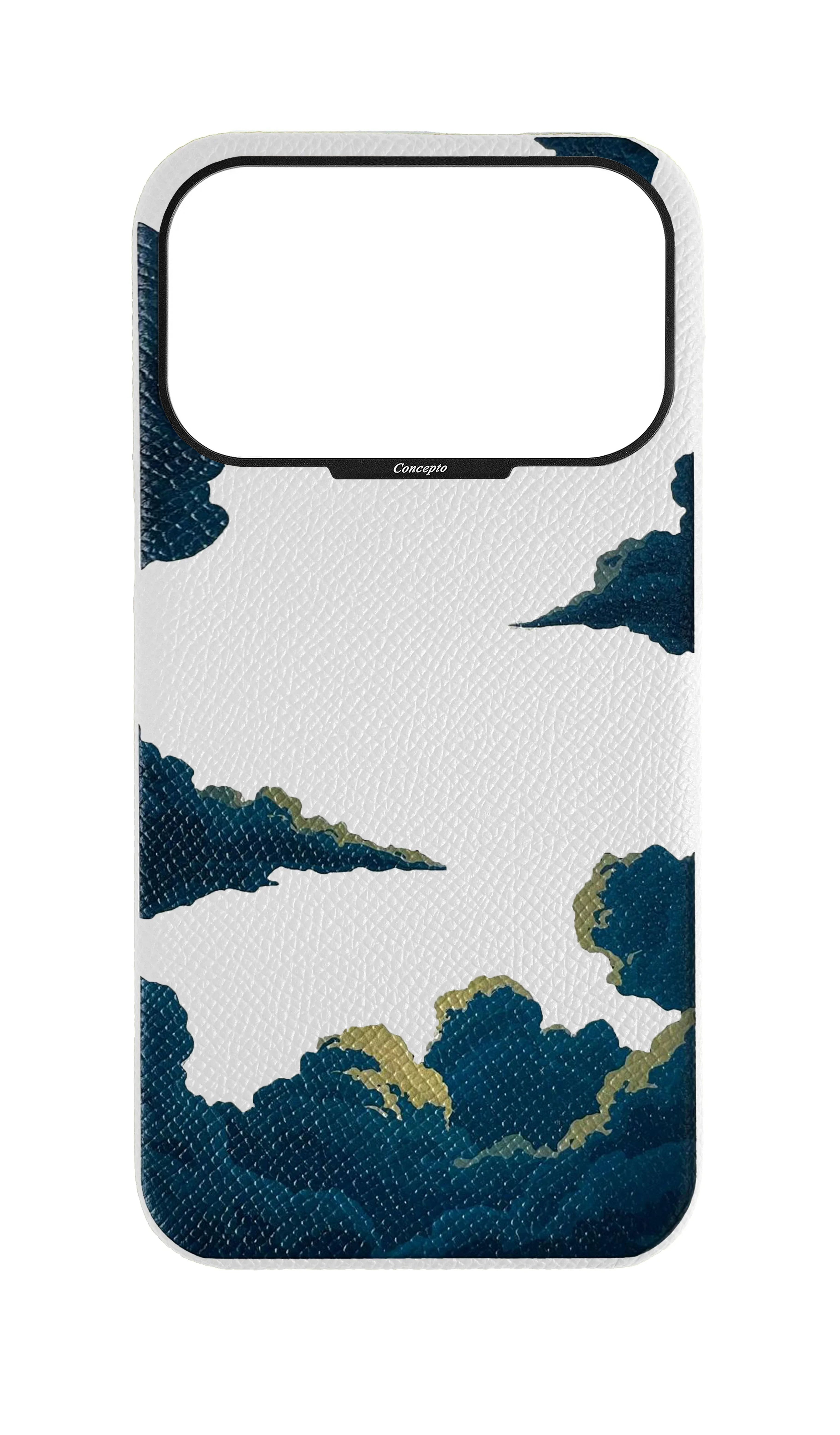 White Strapless Case - Sky Mirage
