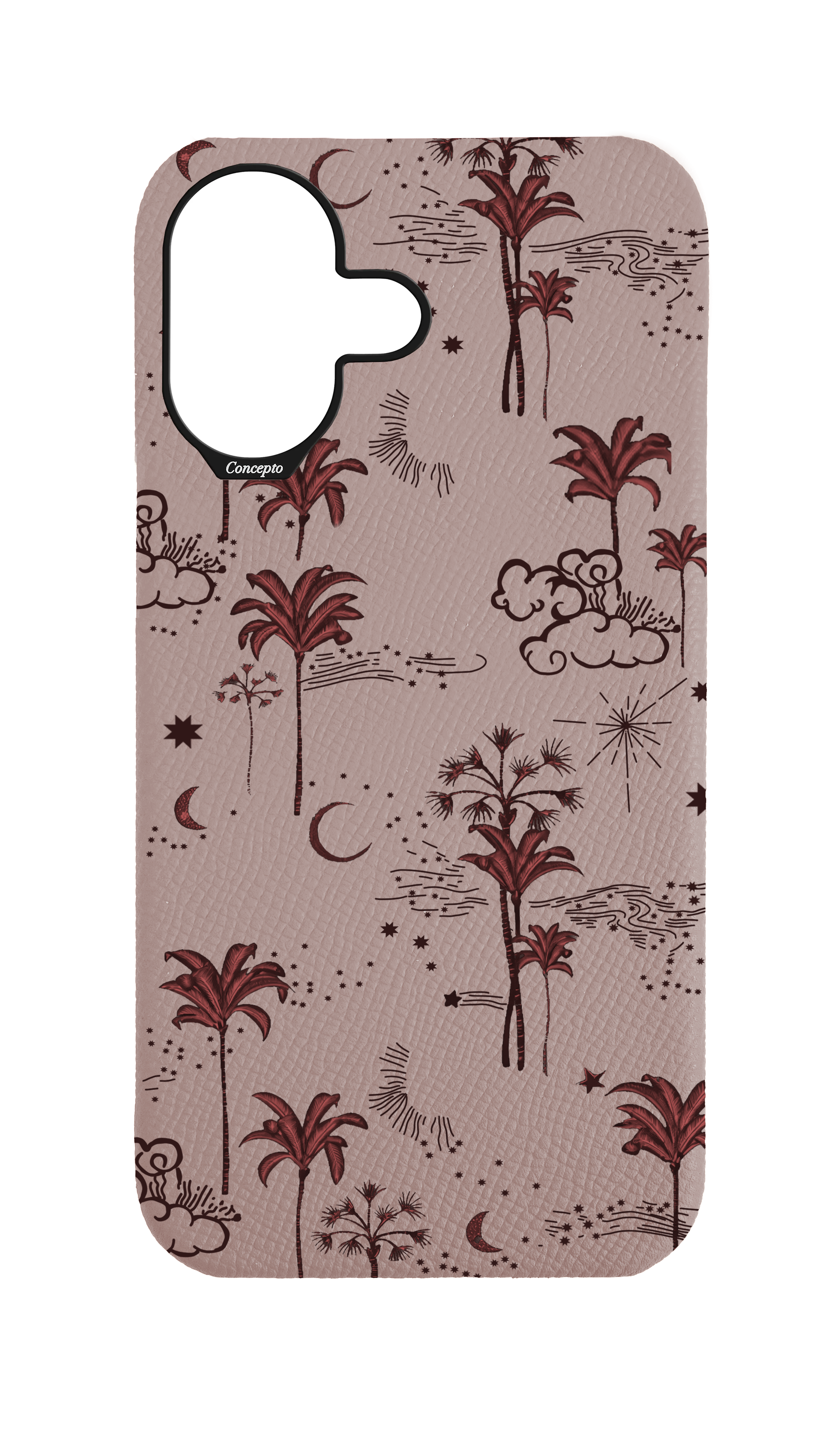 Blush Pink Strapless Case - Crescent Oasis