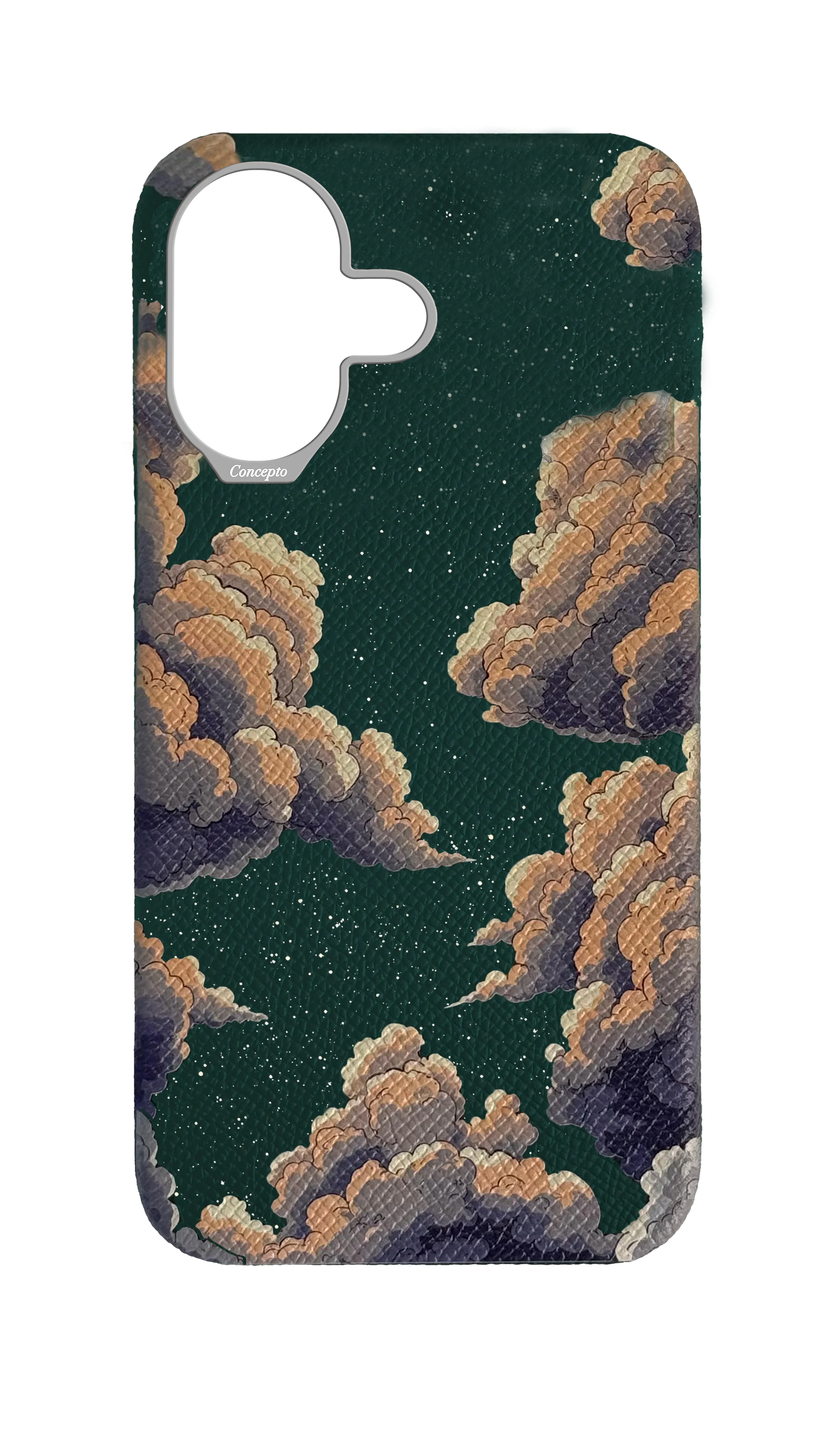 Green Strapless Case - Feathered Skies