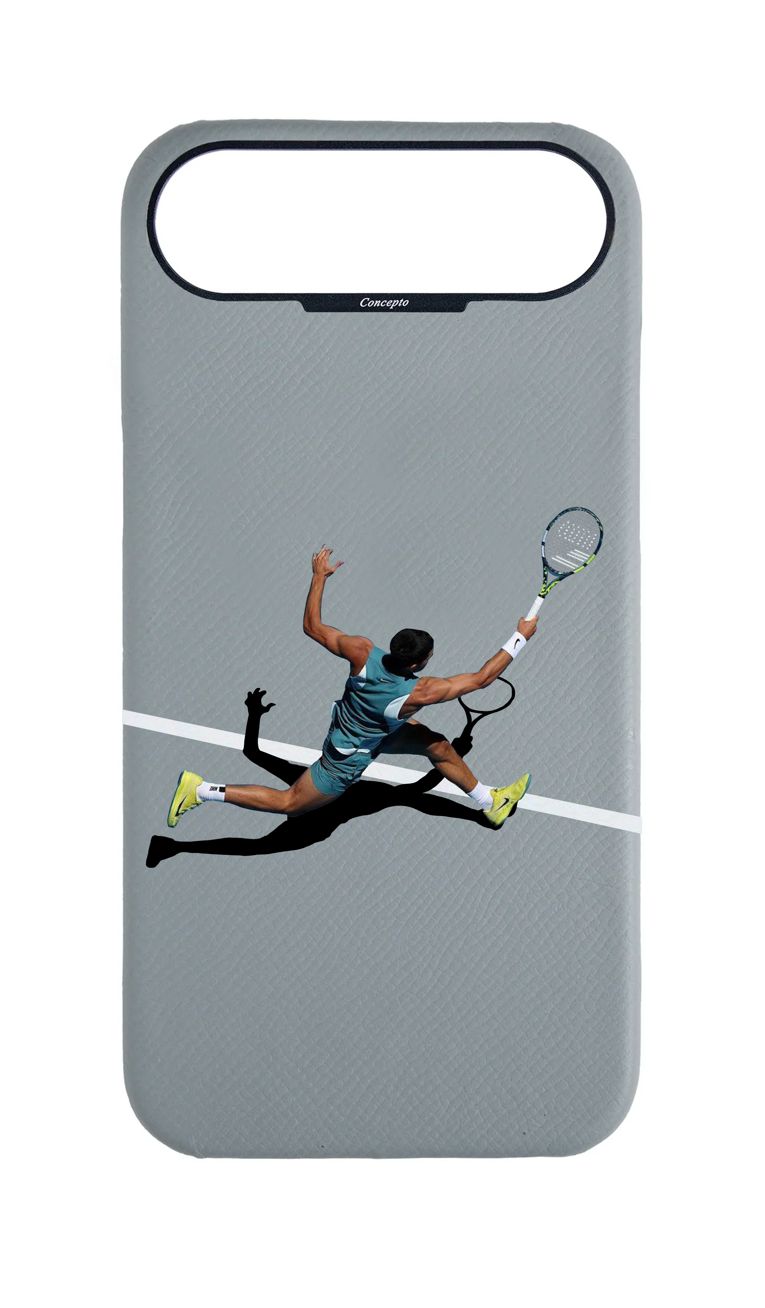 Light Blue Grey Strapless Case - Match Point