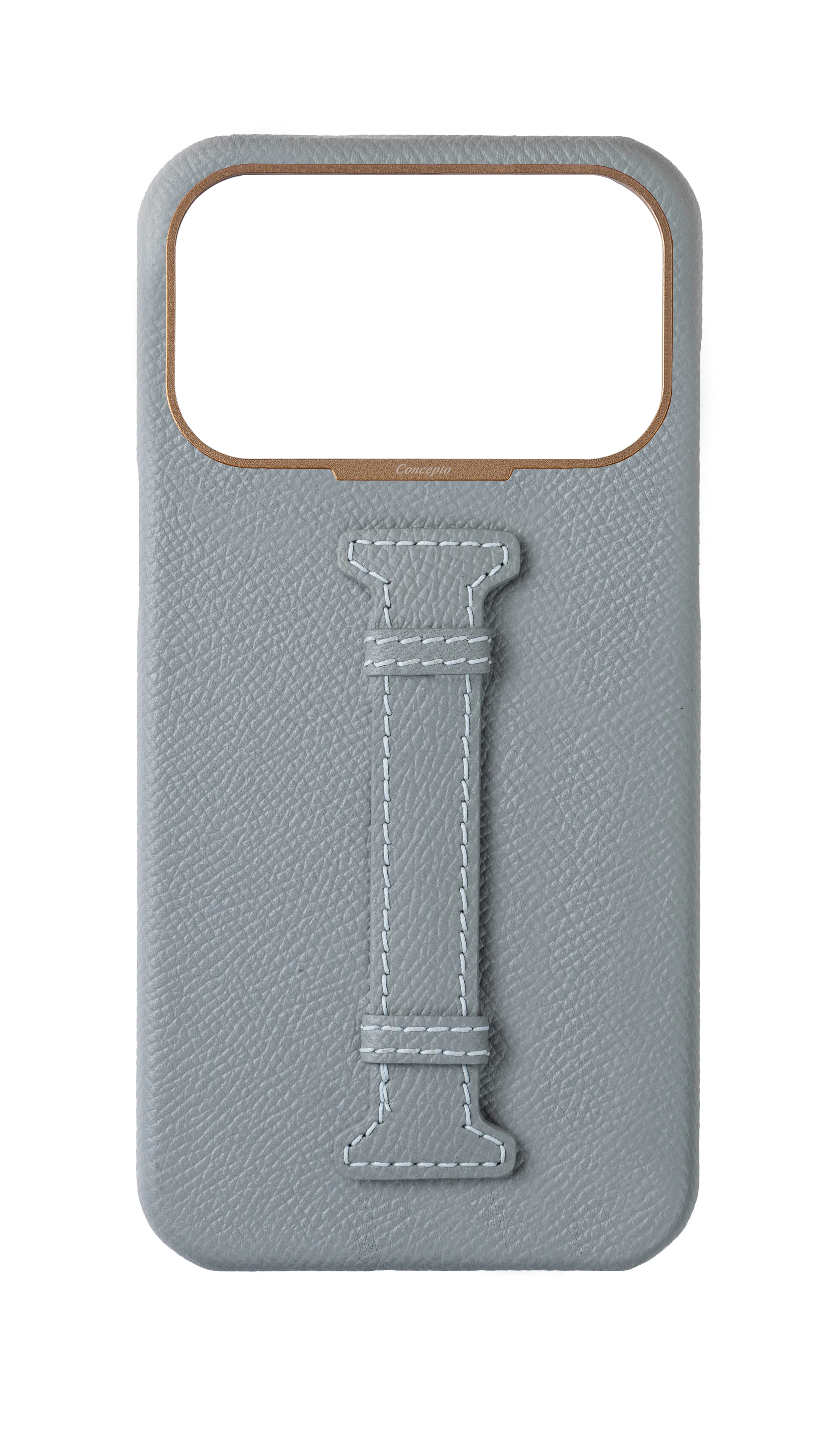 Light Blue Epsom Middle Strap Case