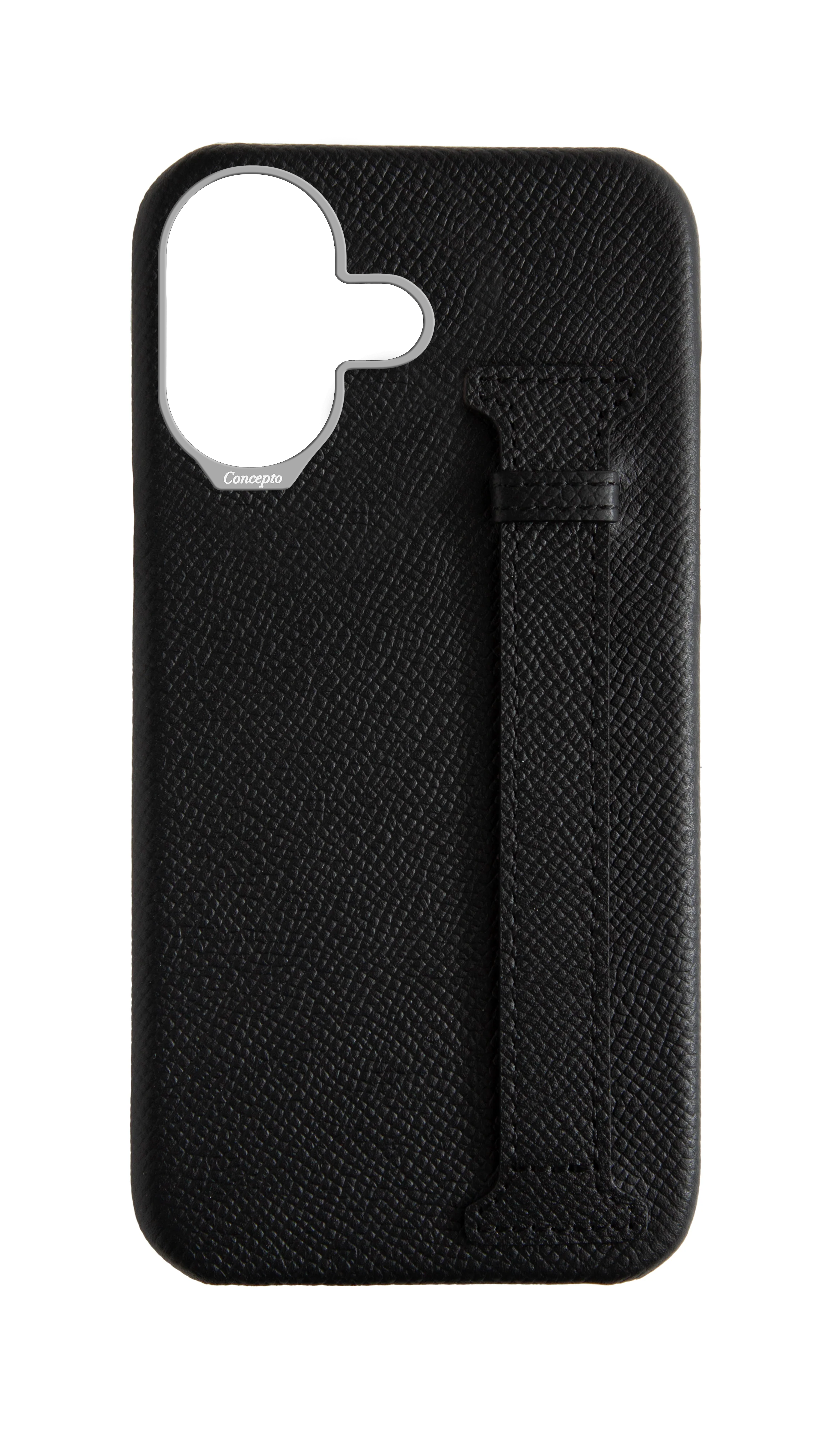 Black Epsom Side Strap Case