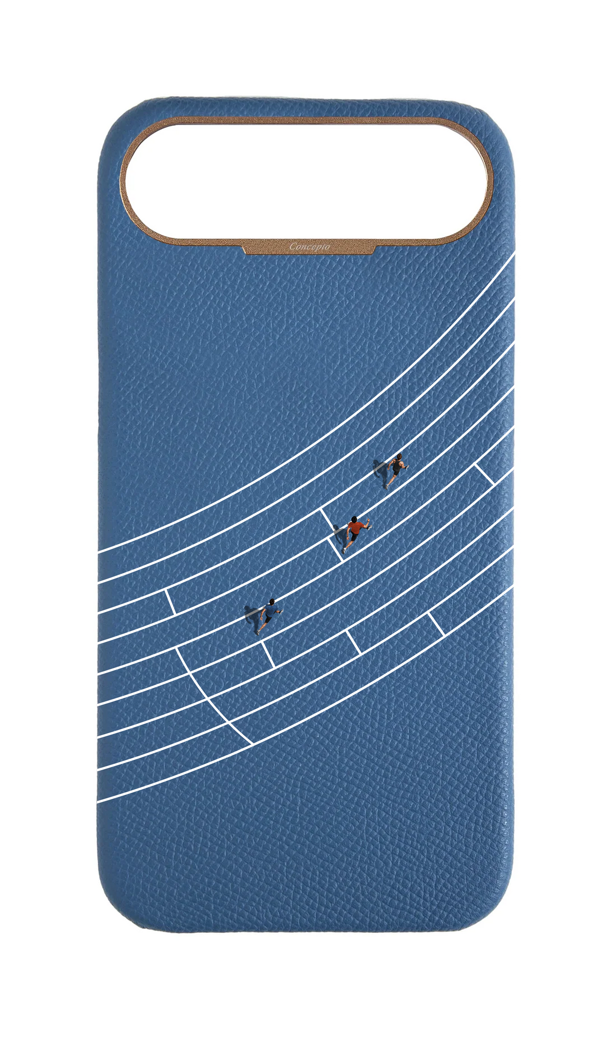 Blue Strapless Epsom Case - The Track