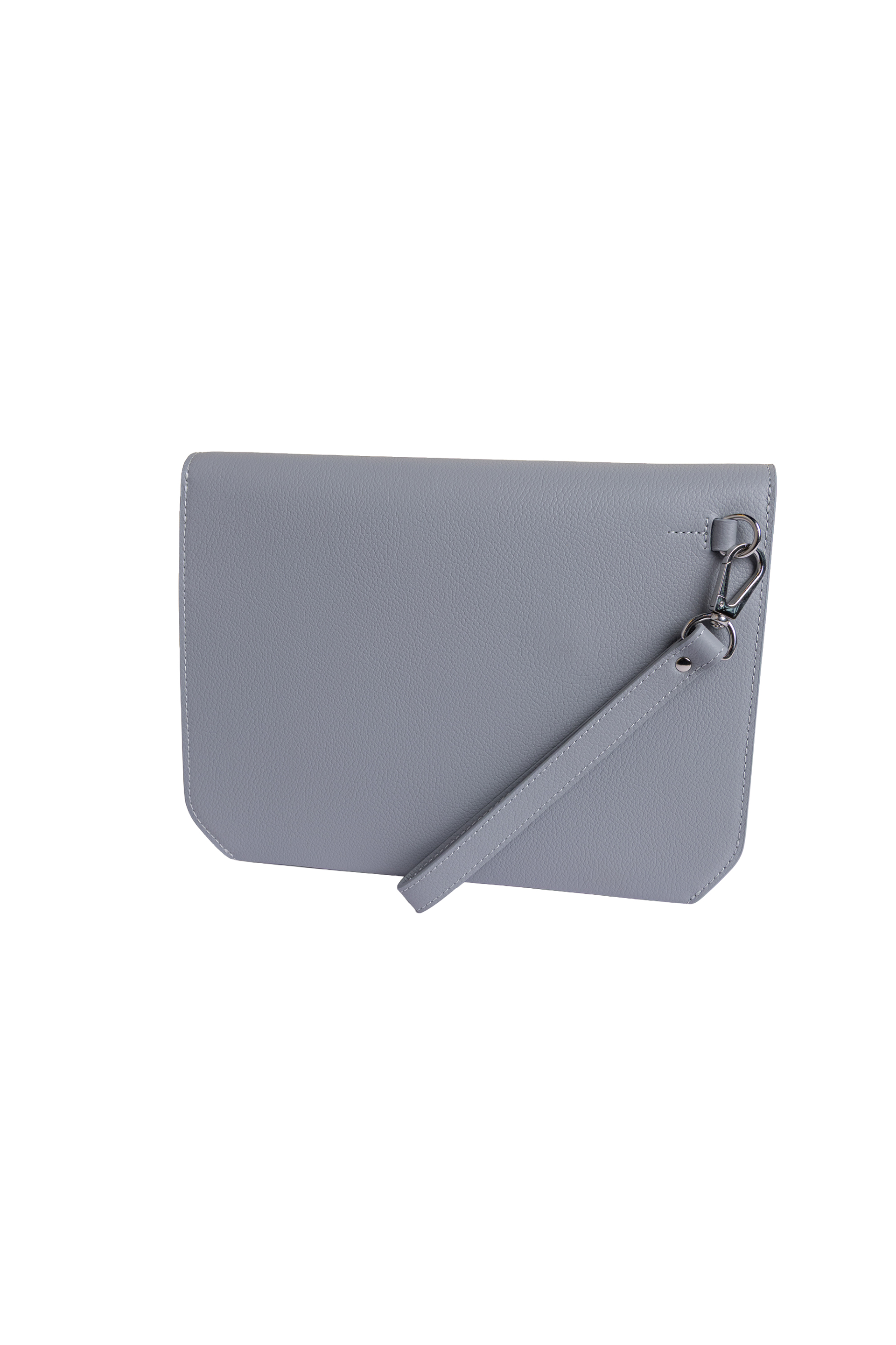 The Portfolio - Dove Grey / Pearl Crocodile Belt
