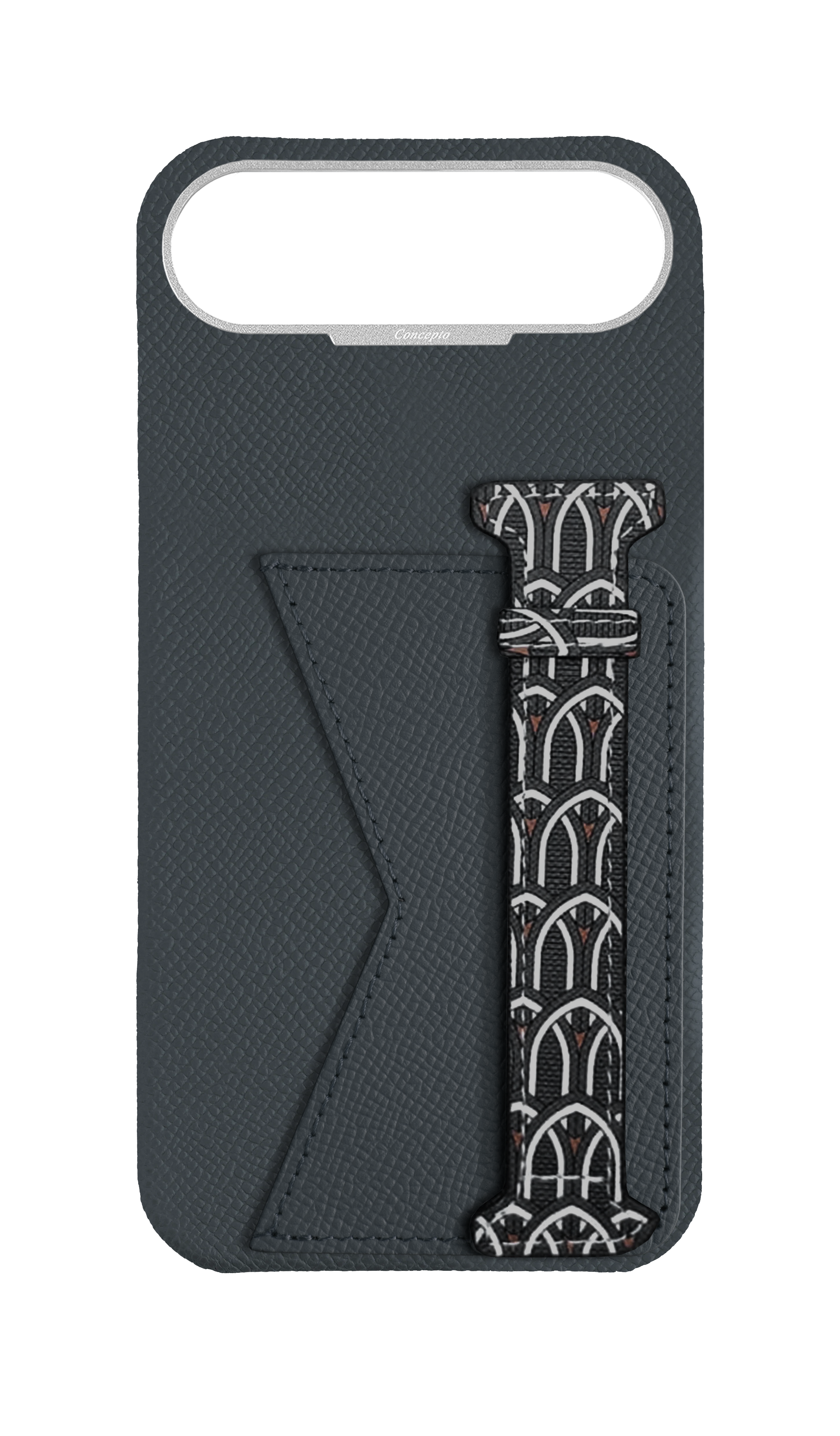Grey Monogram Duo Case
