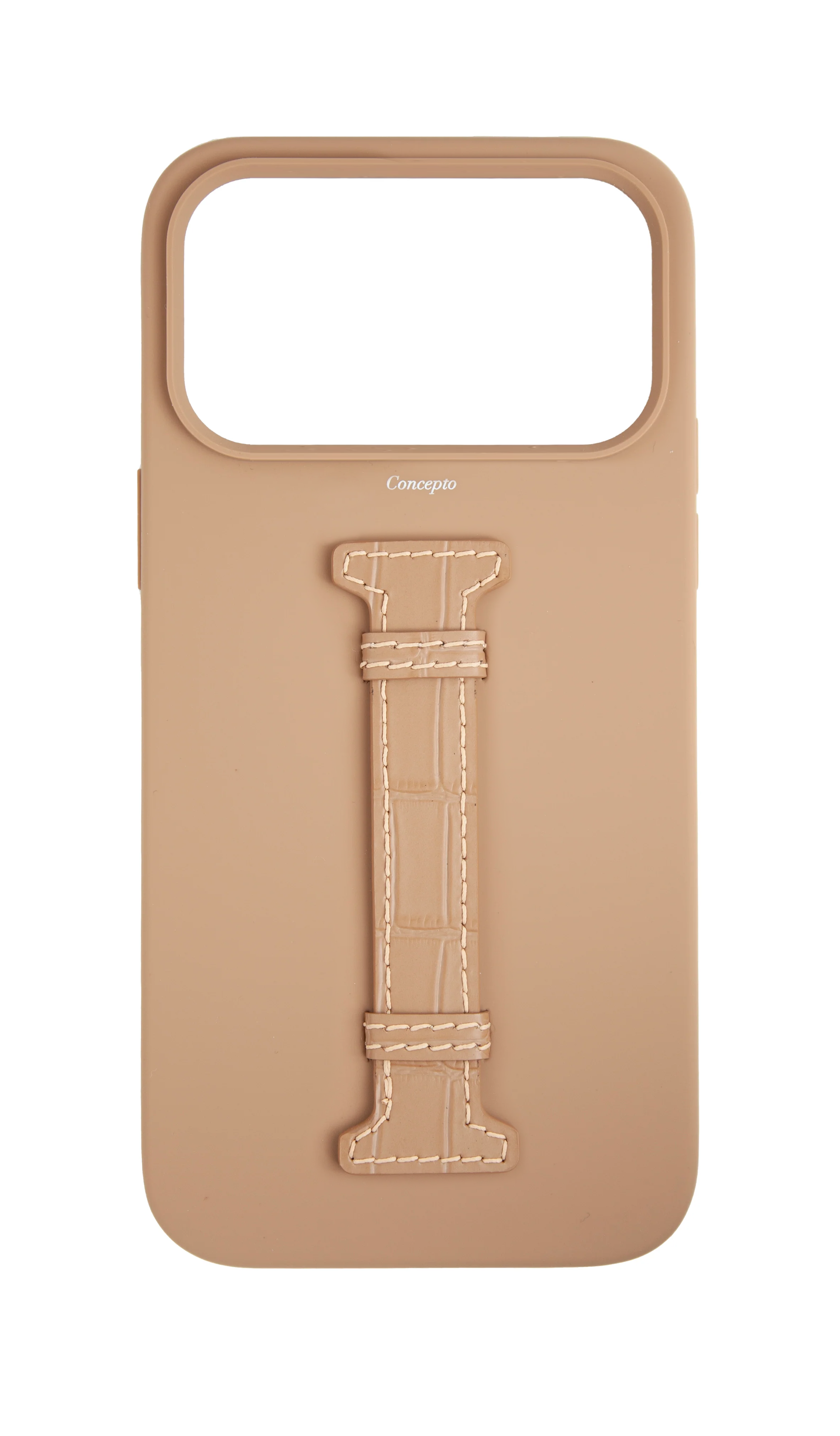Nude Silicon Middle Strap Case